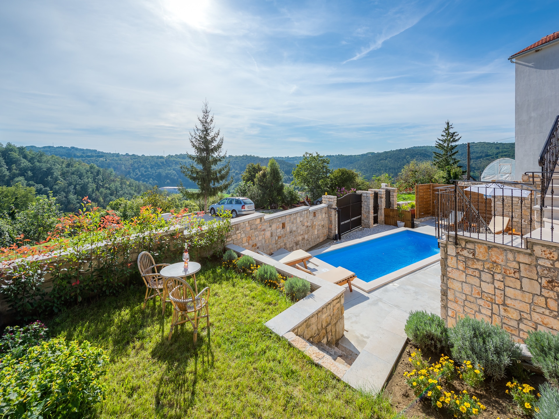 Privézwembad en rust in Villa Beram, Pazin - foto 11