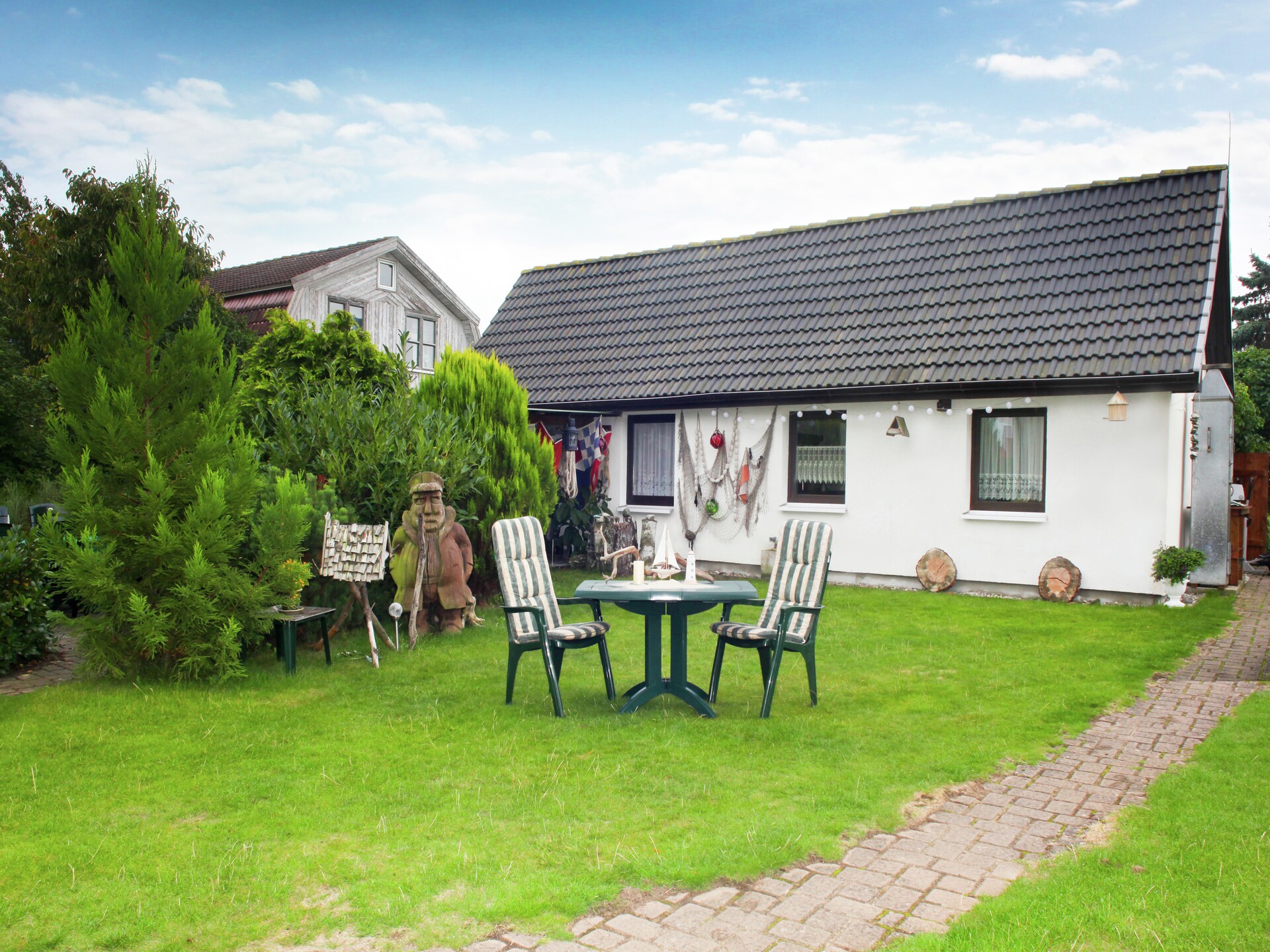 Romantisch vakantiehuis Im Grünen in Kühlungsborn, 1,5 km van het strand - foto 6