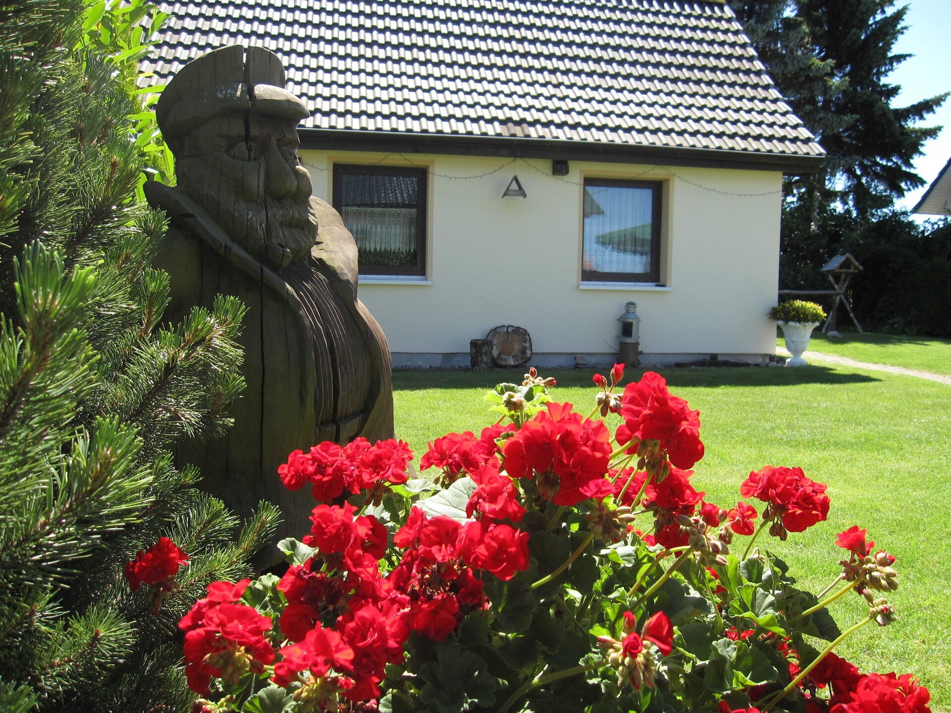 Romantisch vakantiehuis Im Grünen in Kühlungsborn, 1,5 km van het strand - foto 1