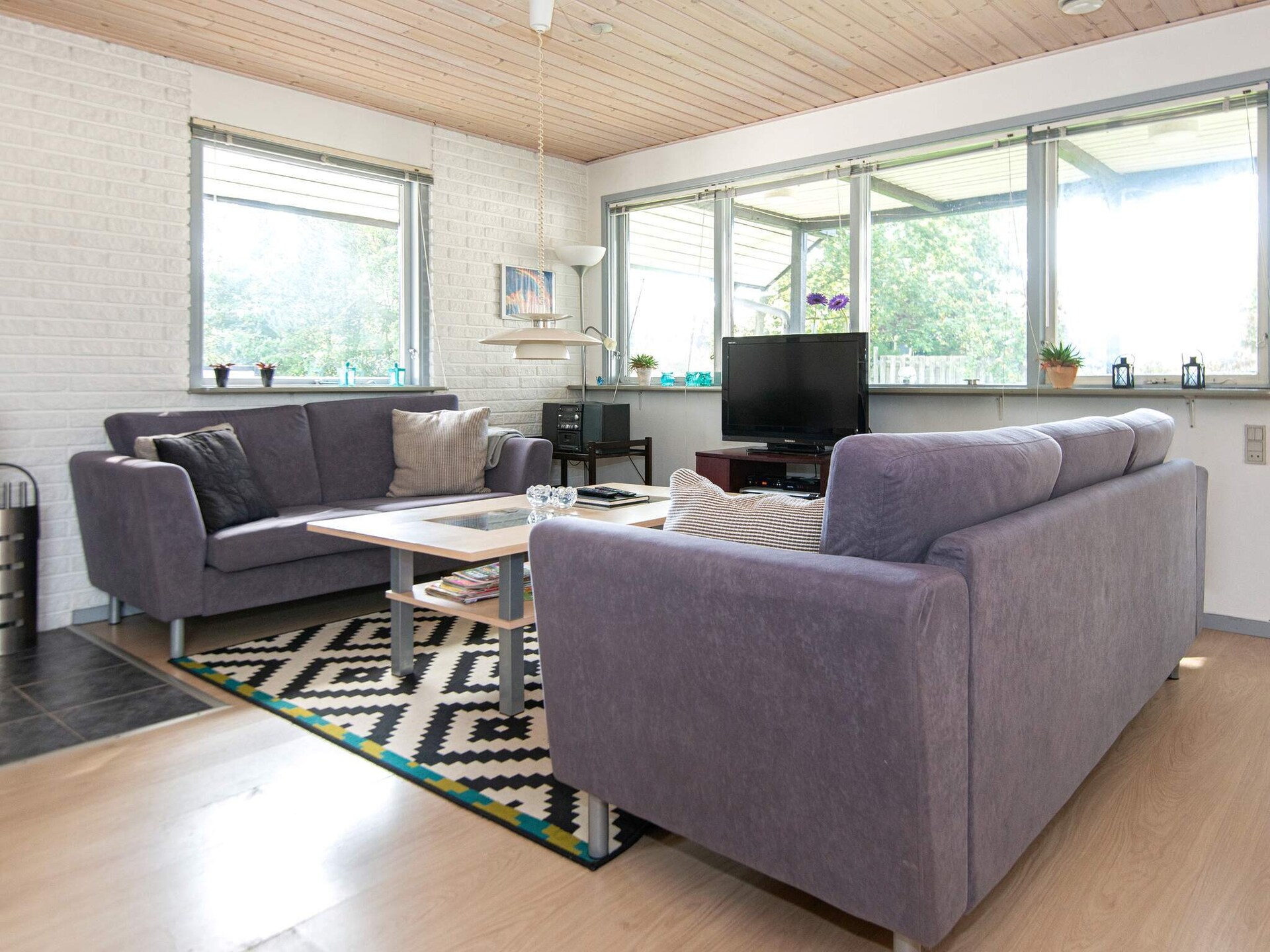Licht Scandinavisch vakantiehuis nabij zee in Knebel - foto 21
