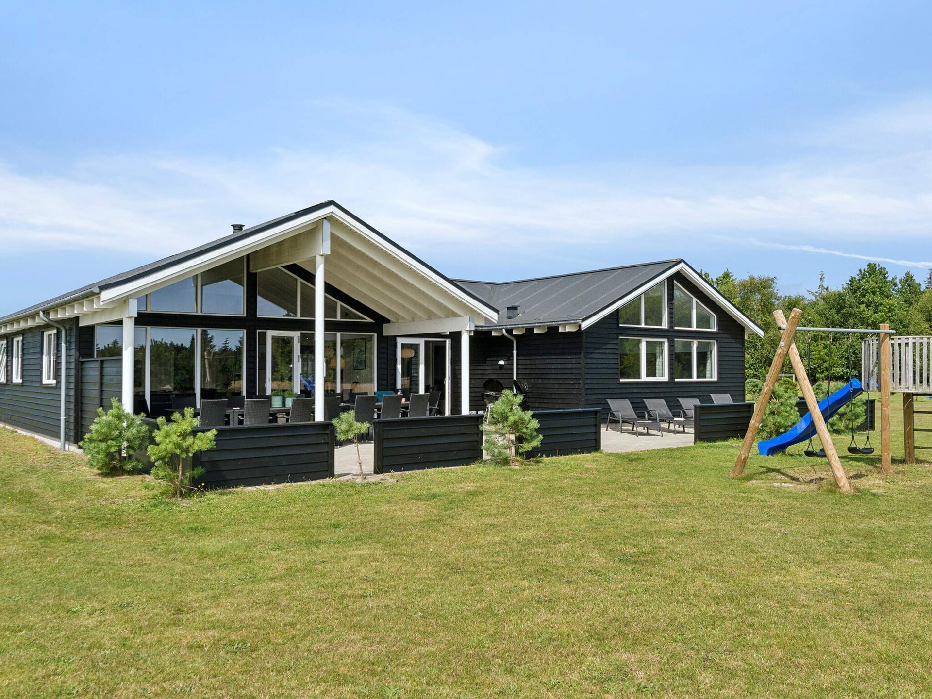 Groots vakantiehuis met zwembad, sauna en activiteitenruimte op 300m van zee in Ålbæk - foto 6