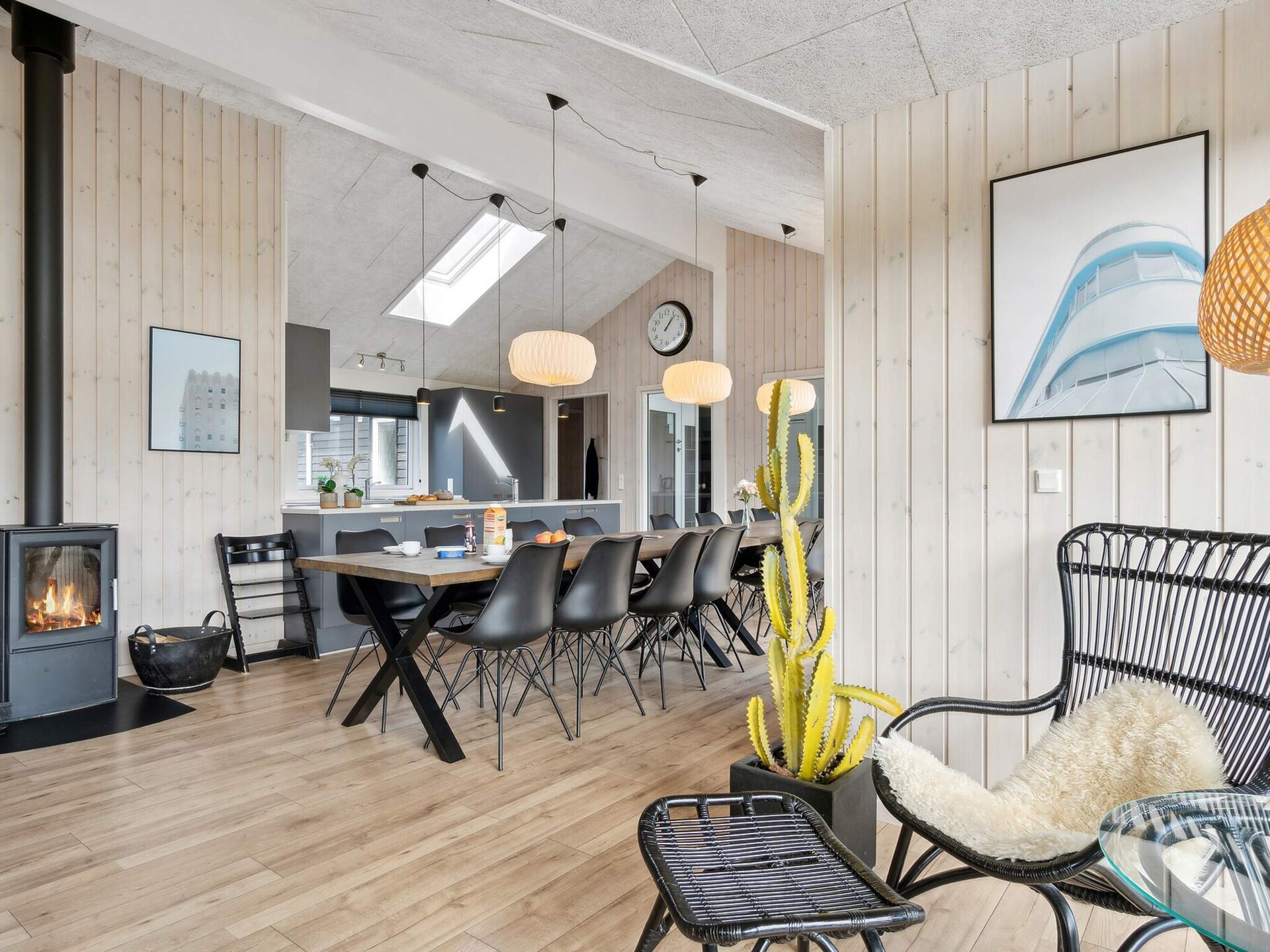 Groots vakantiehuis met zwembad, sauna en activiteitenruimte op 300m van zee in Ålbæk - foto 17
