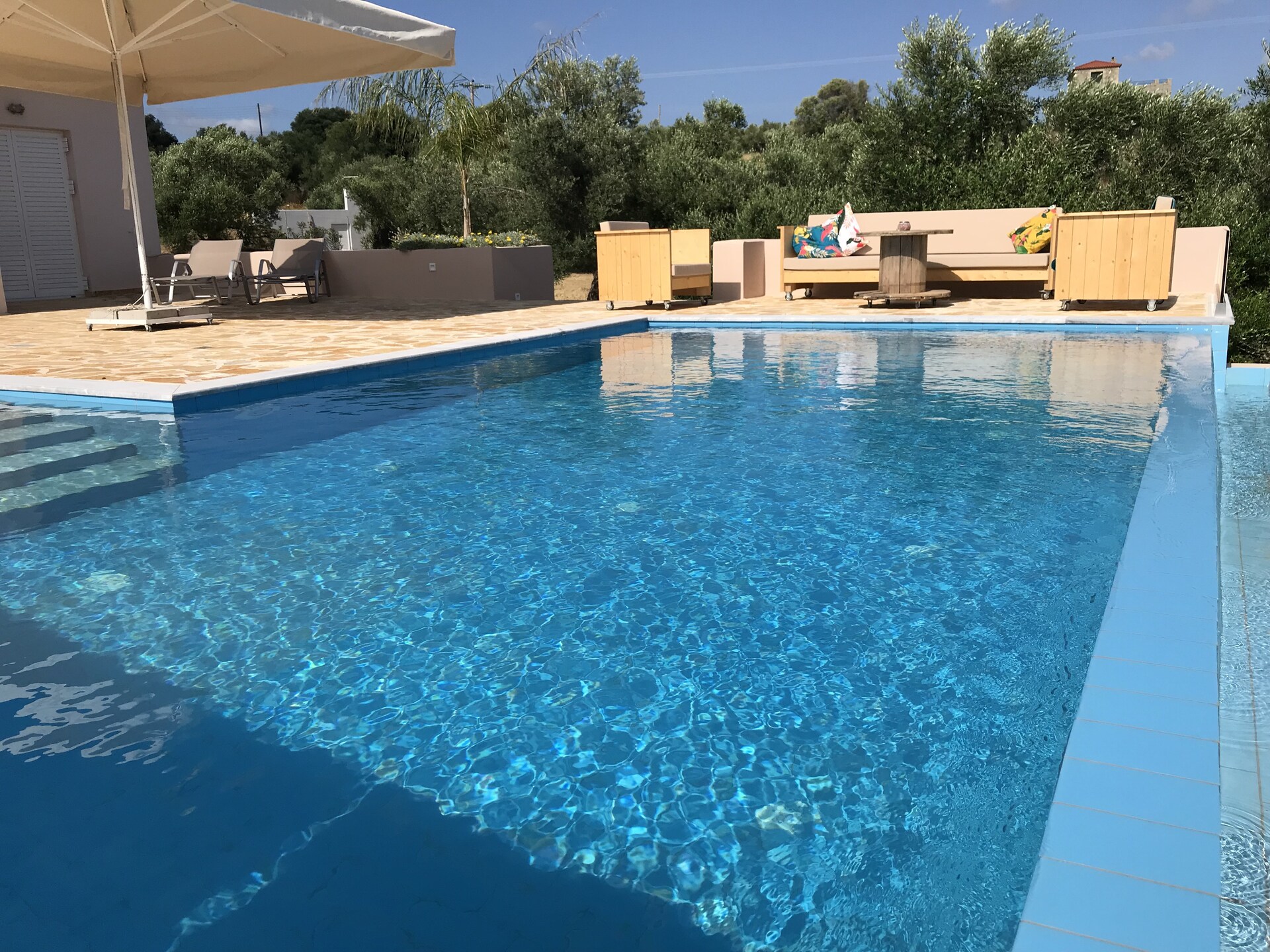 Villa Elia: Luxe privévilla met panoramisch uitzicht in olijfgaard nabij Finikounda - foto 19