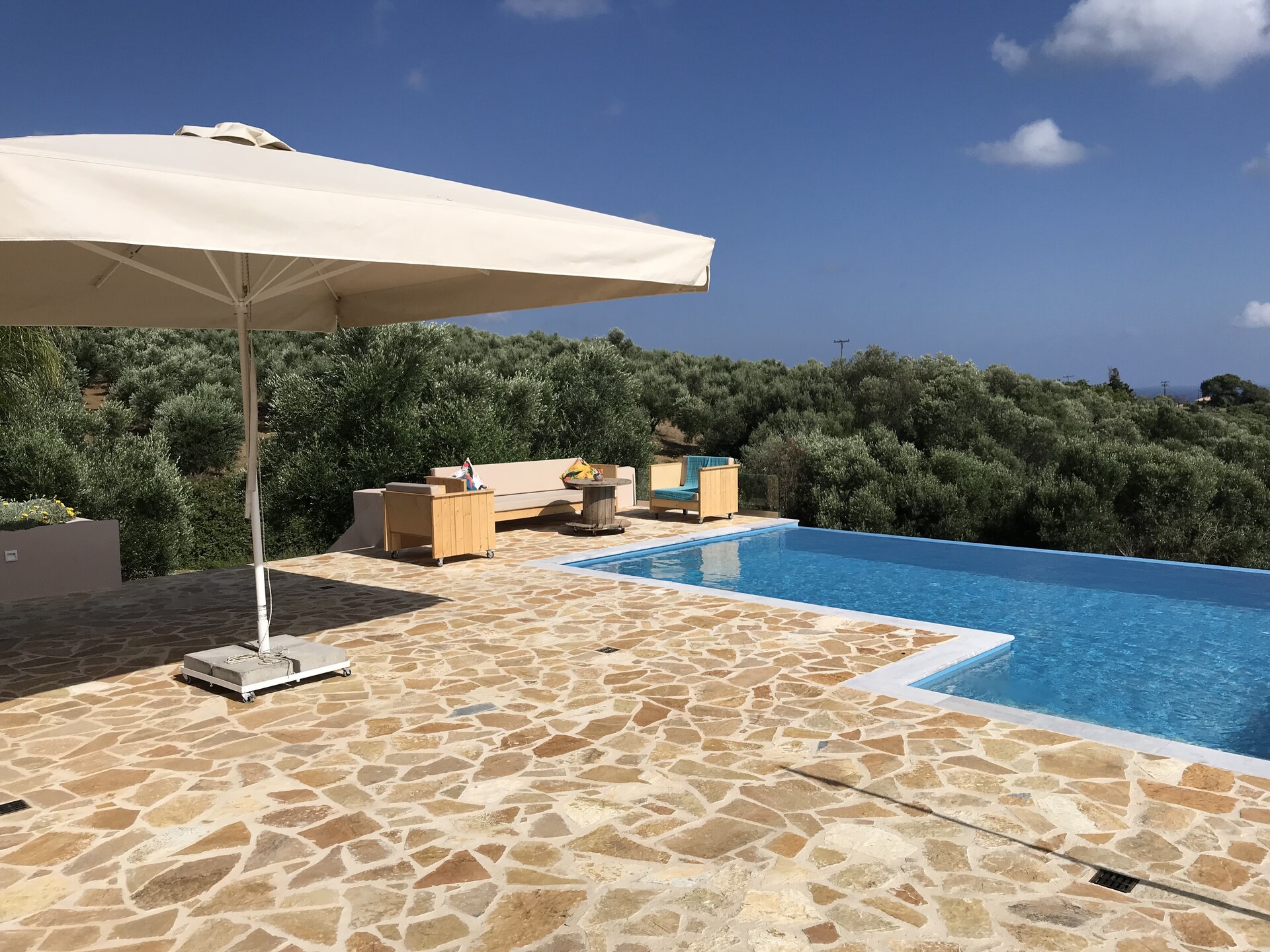 Villa Elia: Luxe privévilla met panoramisch uitzicht in olijfgaard nabij Finikounda - foto 20