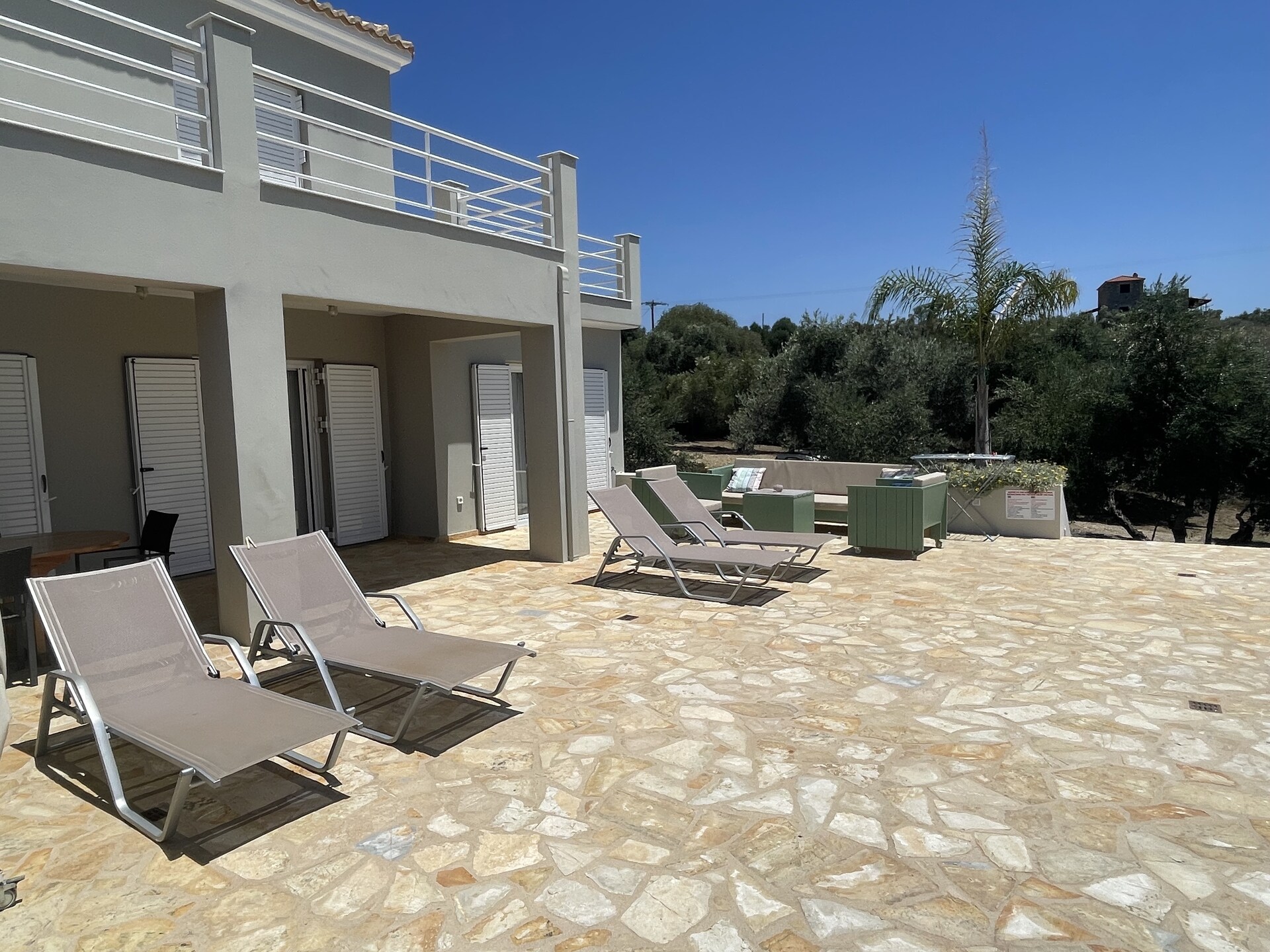 Villa Elia: Luxe privévilla met panoramisch uitzicht in olijfgaard nabij Finikounda - foto 13