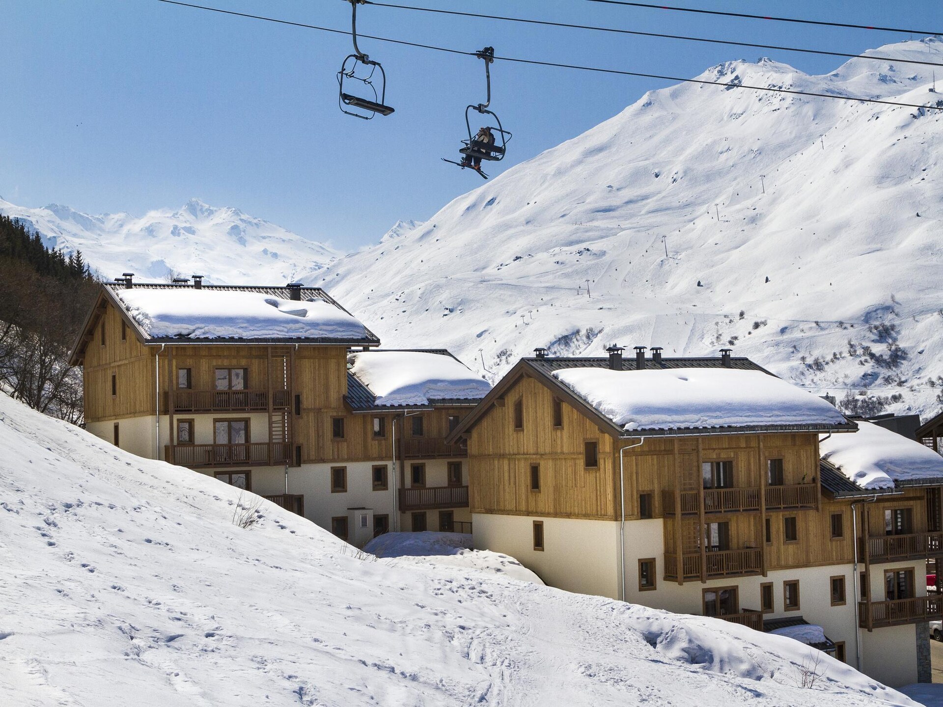 Luxe appartement Les Menuires: direct aan de piste, 6 personen - foto 33