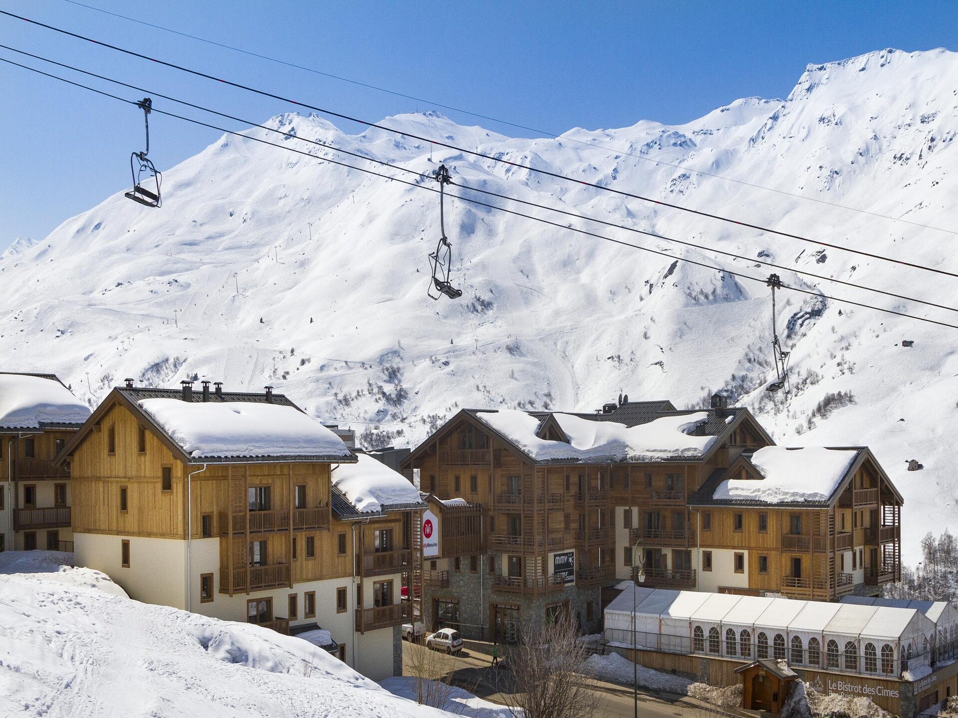 Luxe appartement Les Menuires: direct aan de piste, 6 personen - foto 34