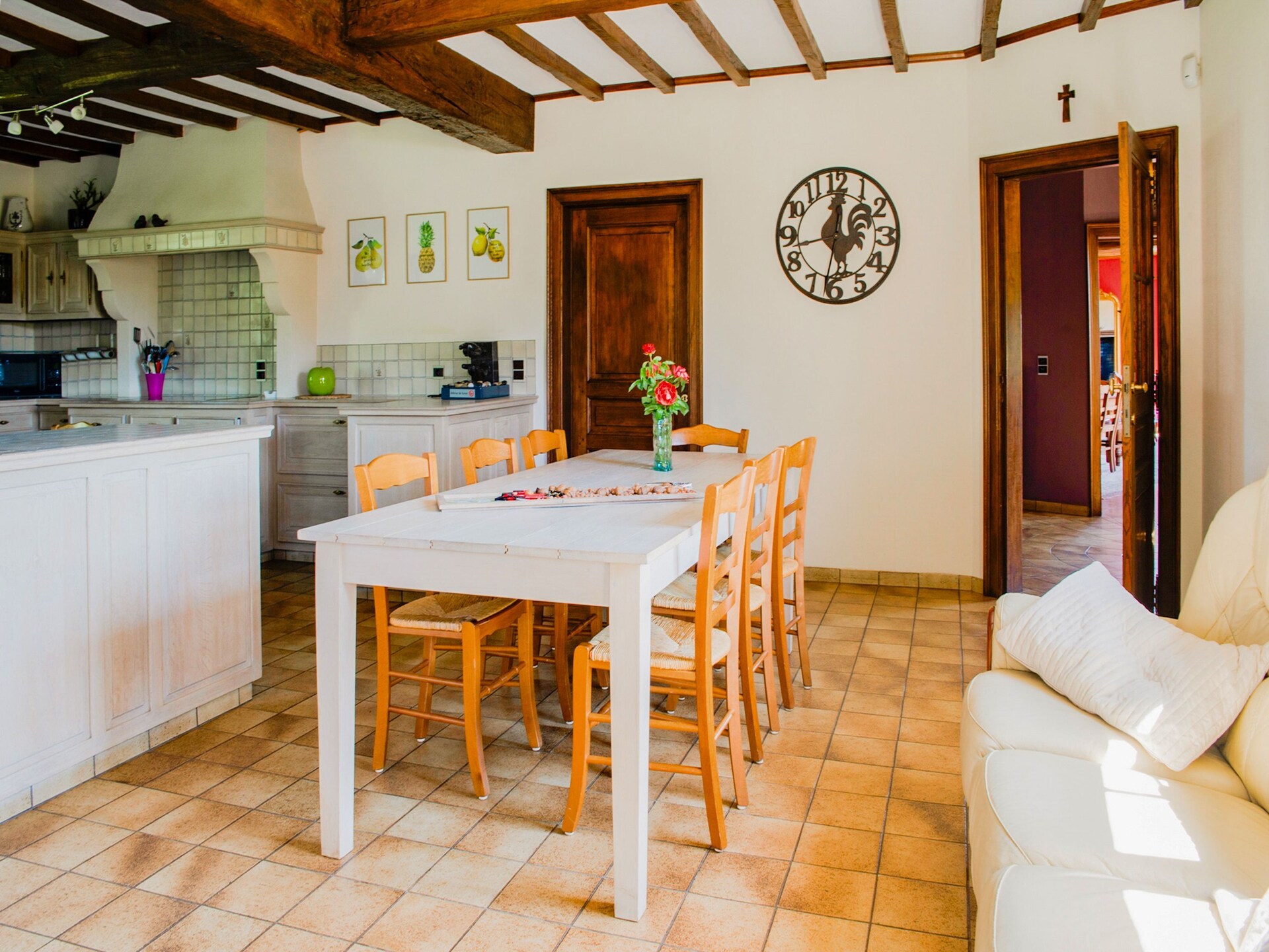 9-persoons villa Bièvre met open haard en eigen weide - foto 7