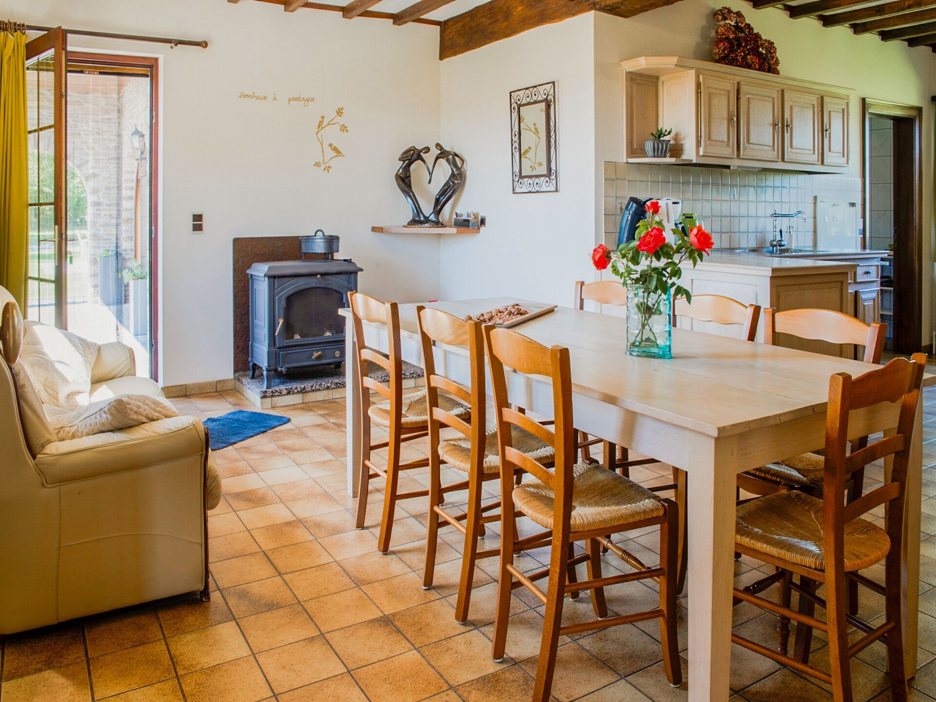 9-persoons villa Bièvre met open haard en eigen weide - foto 9