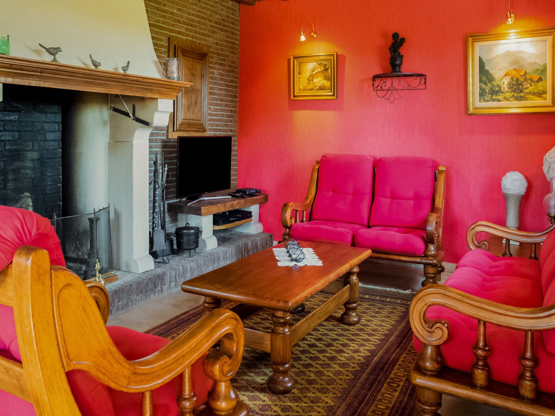 9-persoons villa Bièvre met open haard en eigen weide - foto 8