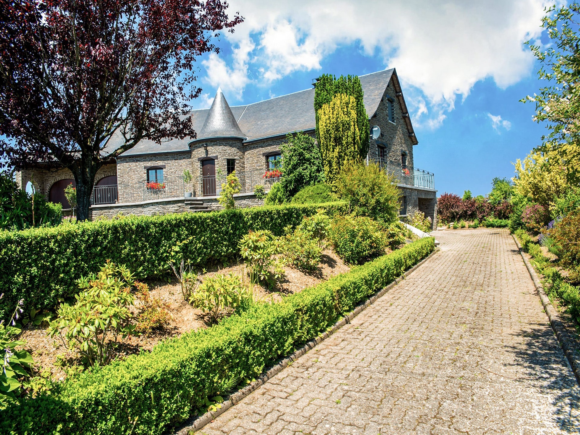 9-persoons villa Bièvre met open haard en eigen weide - foto 36