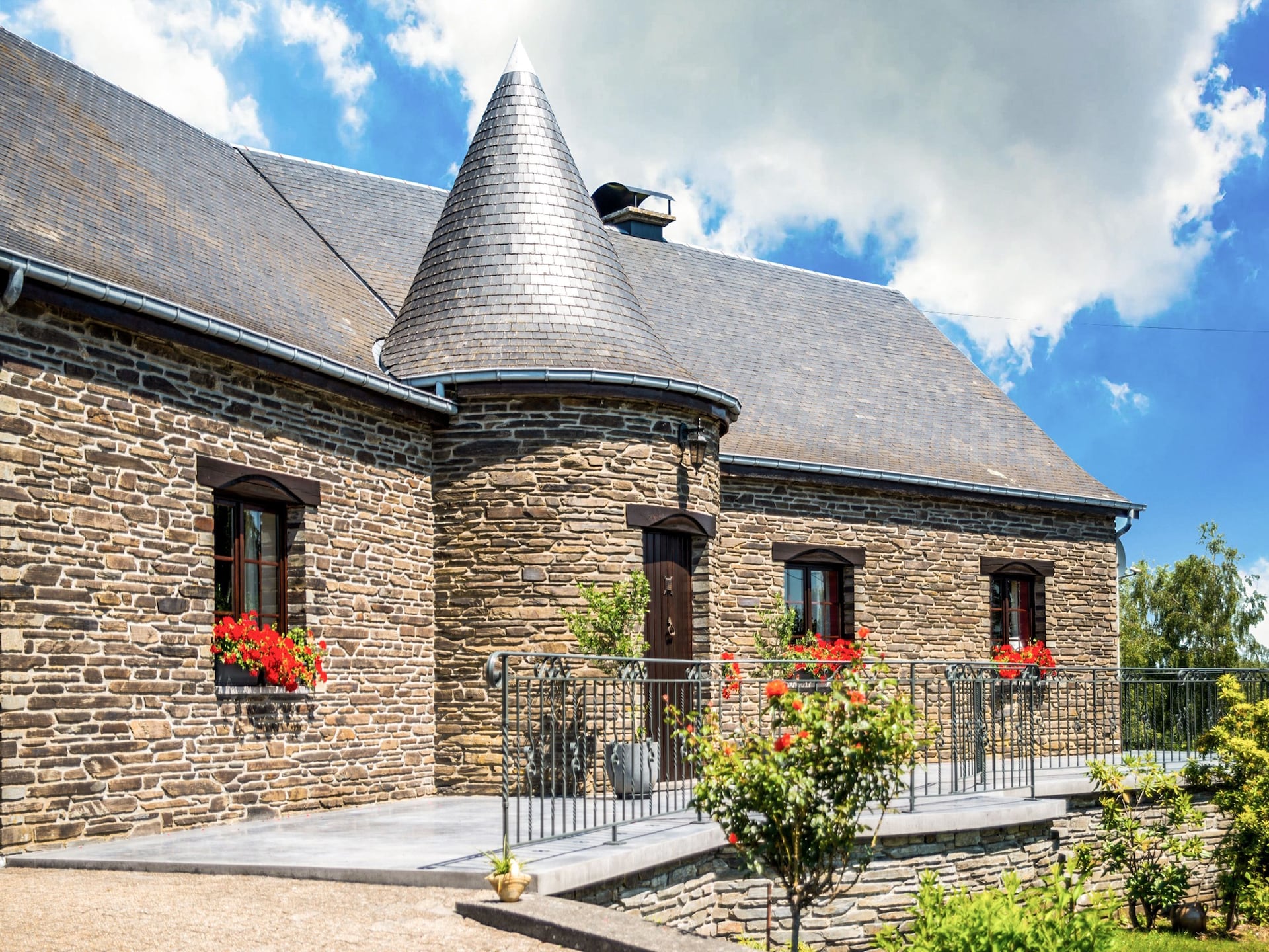 9-persoons villa Bièvre met open haard en eigen weide - foto 13