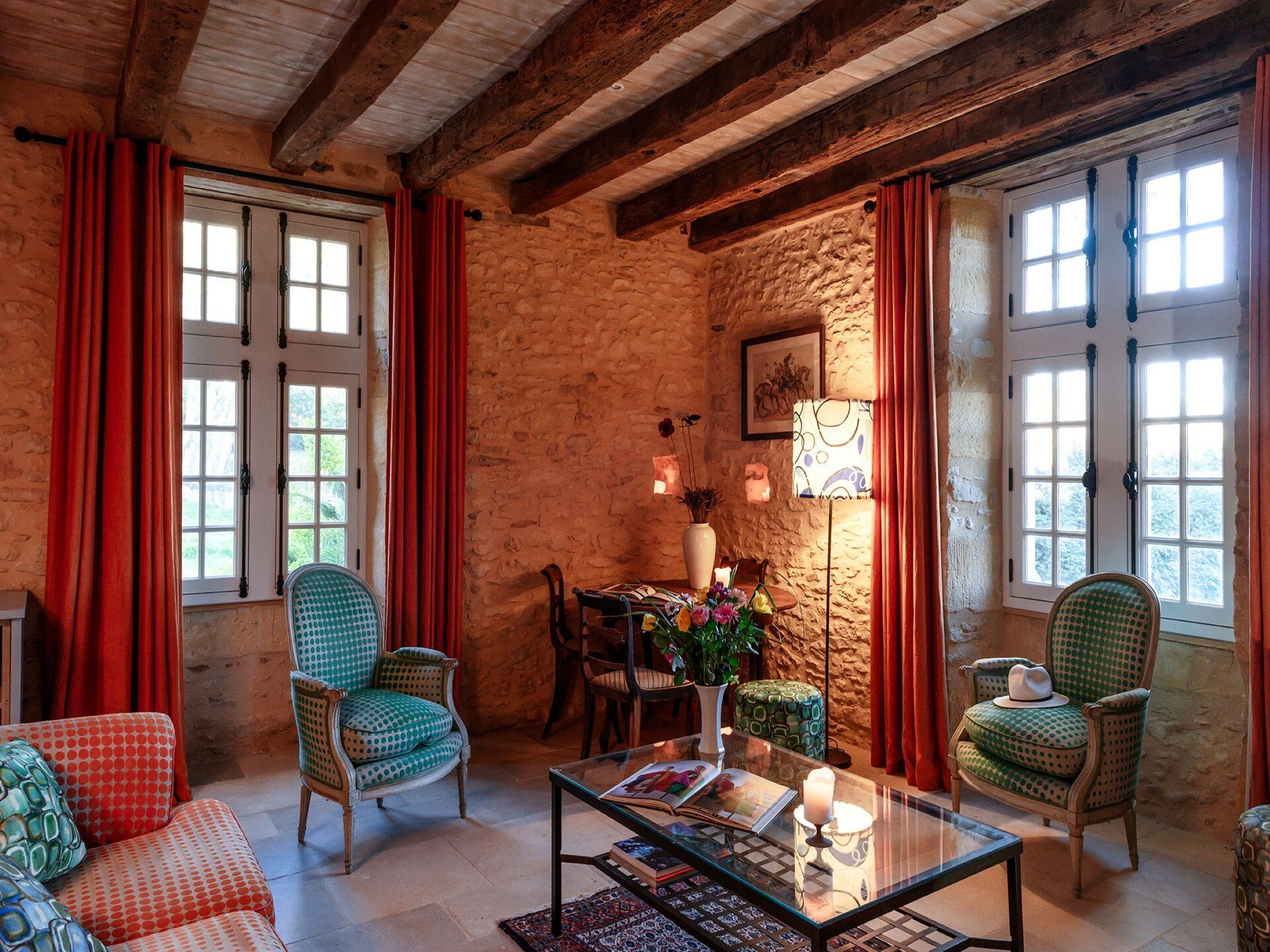 Authentiek landhuis voor 9 personen met privébos en zwembad in de Dordogne - foto 14