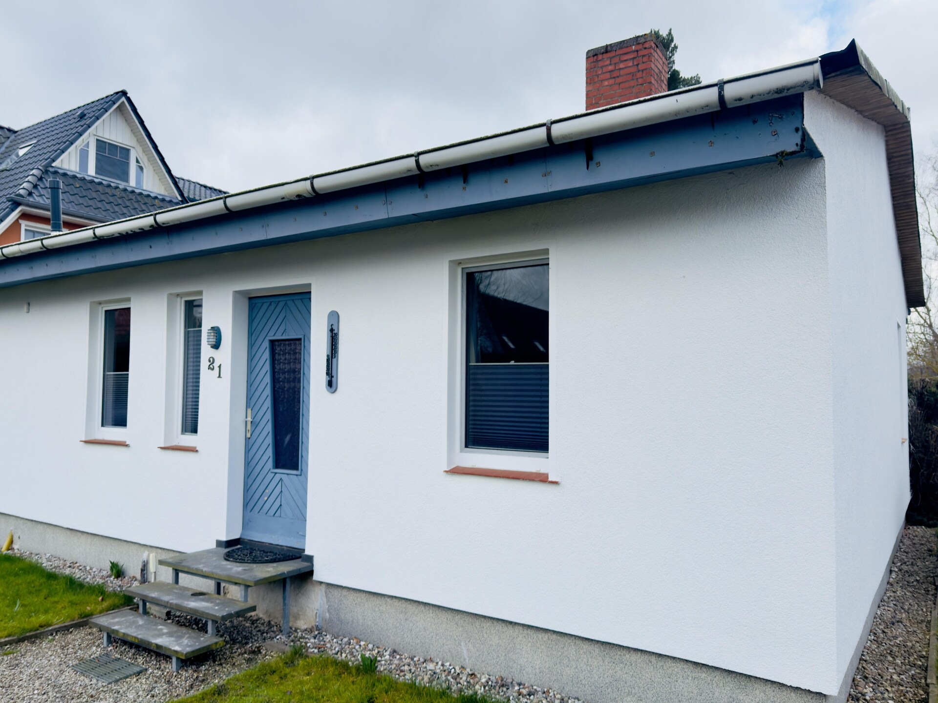 Vrijstaand vakantiehuis met open haard en tuin, 1,2 km van het strand - foto 11