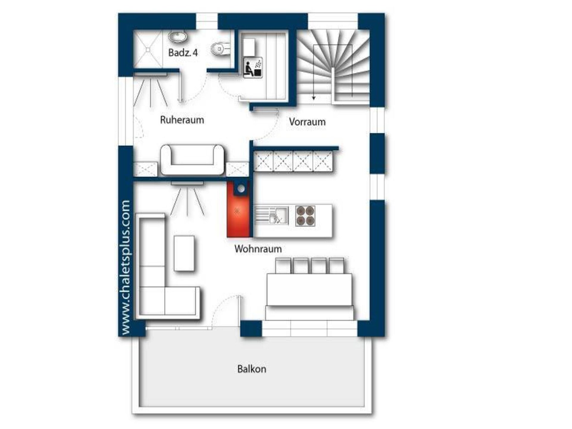 8-persoons chalet aan de piste in Neukirchen · 150 m² - foto 36