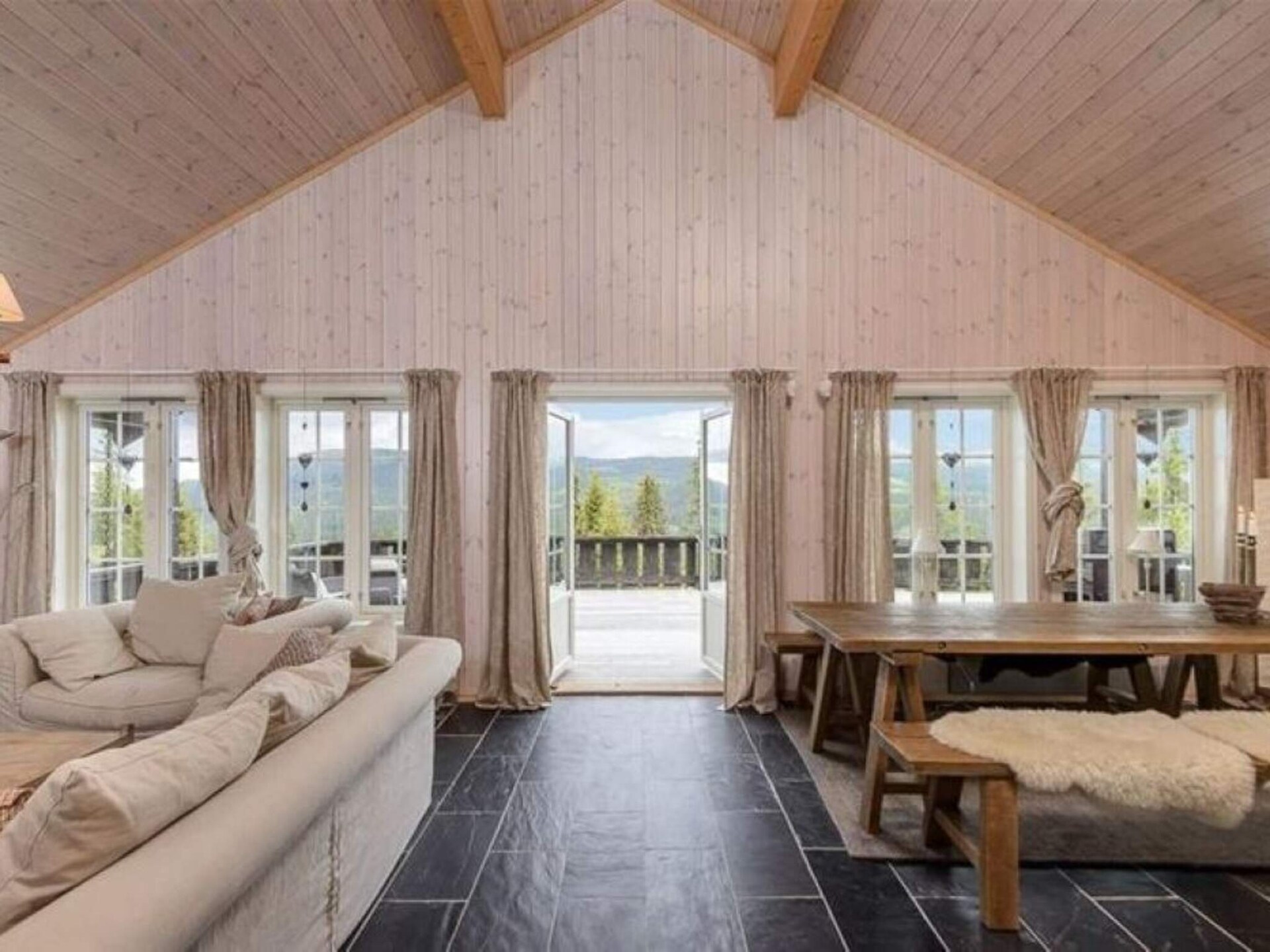 Modern vakantiehuis in Fåvang met panoramisch uitzicht op Kvitfjell - foto 6