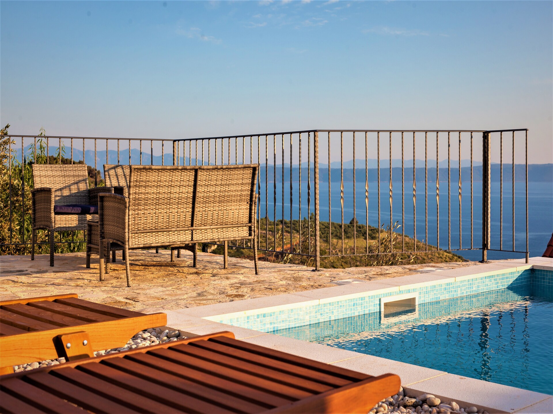 Villa View in Podgora: Moderne villa met privézwembad en zeezicht - foto 15