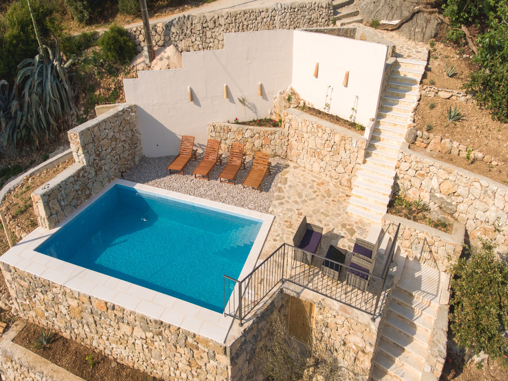 Villa View in Podgora: Moderne villa met privézwembad en zeezicht - foto 9