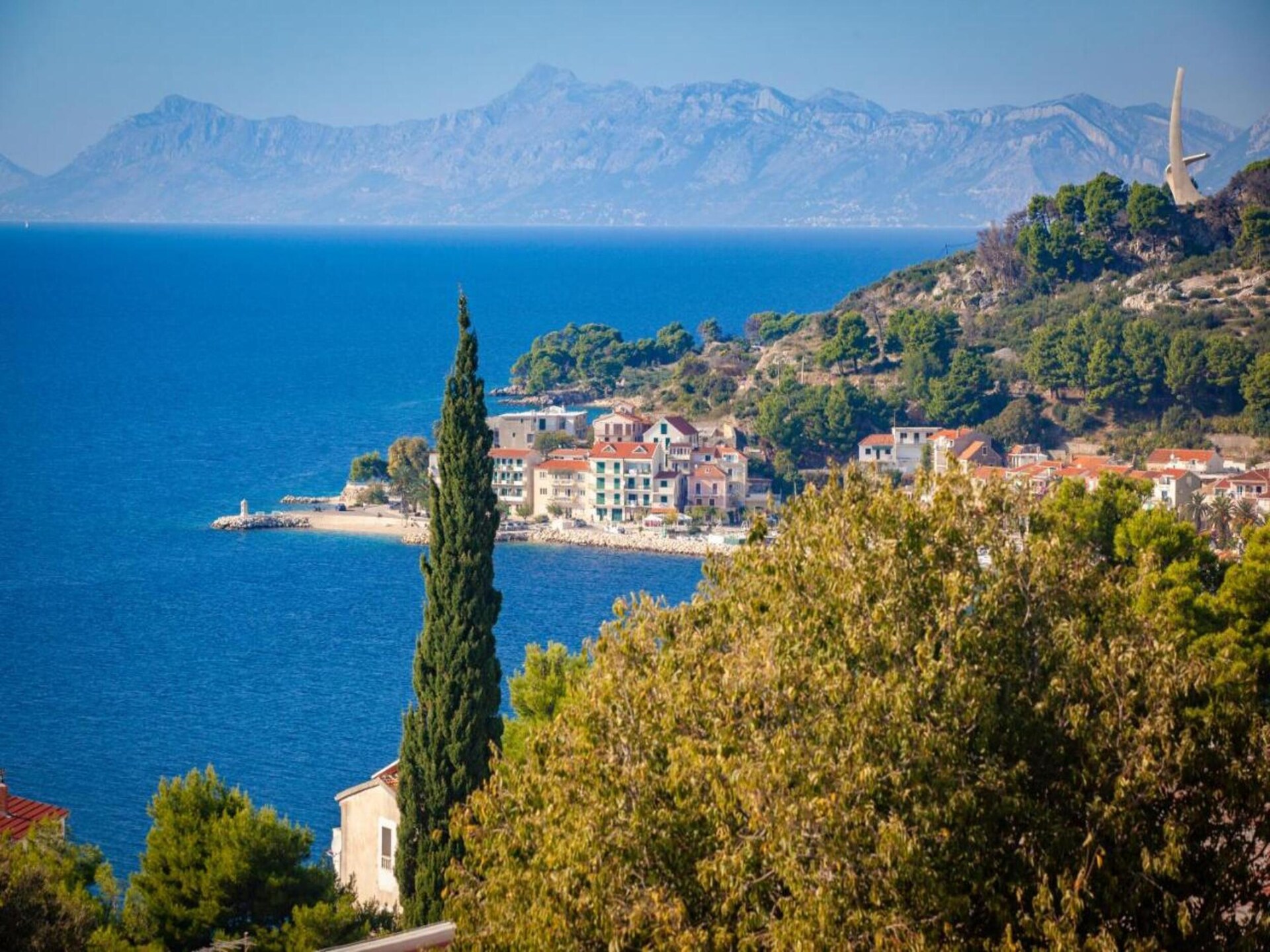 Villa View in Podgora: Moderne villa met privézwembad en zeezicht - foto 40