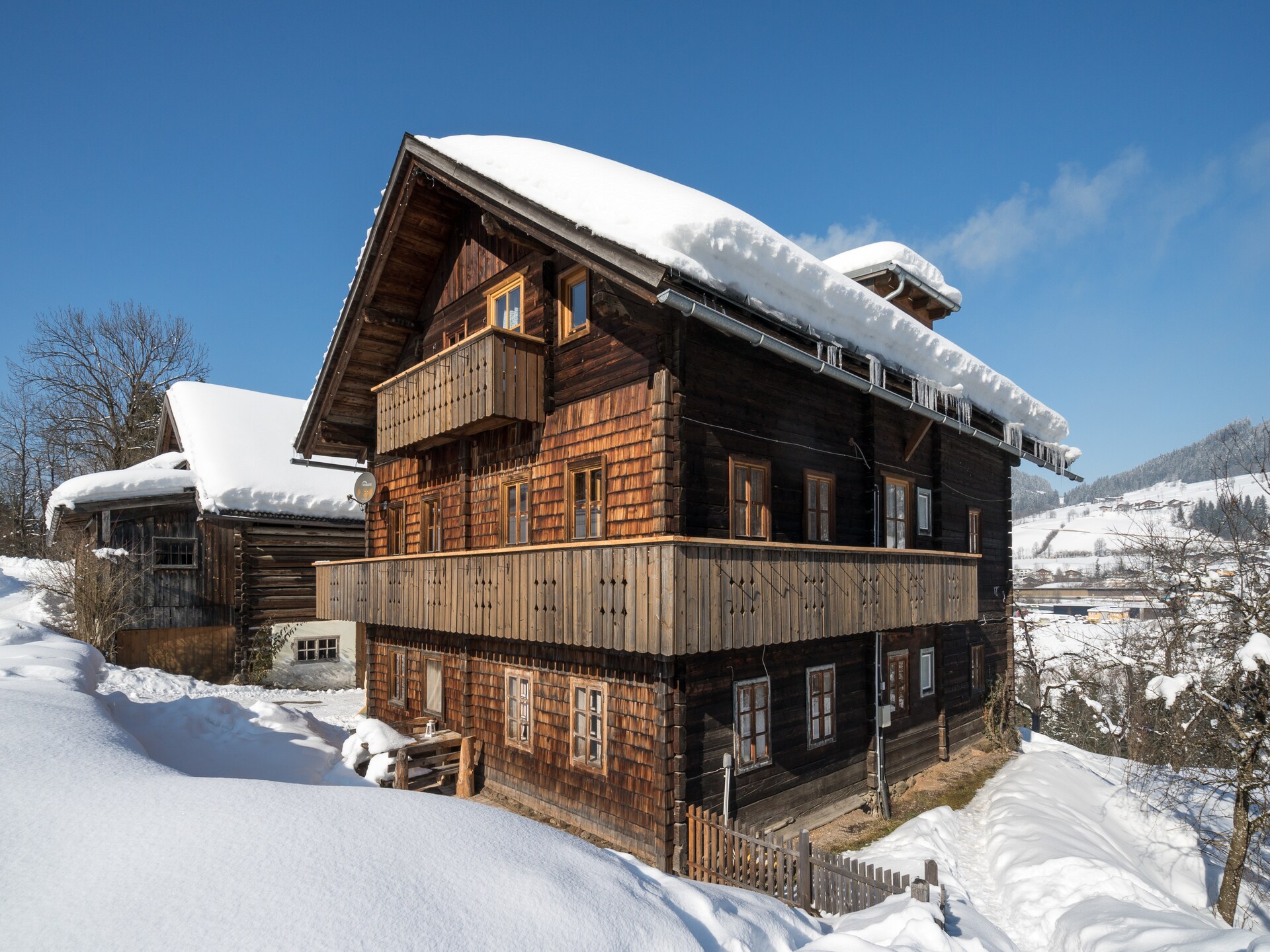 Authentiek landhuis Isabella in Eben im Pongau, direct aan de skipiste - foto 22