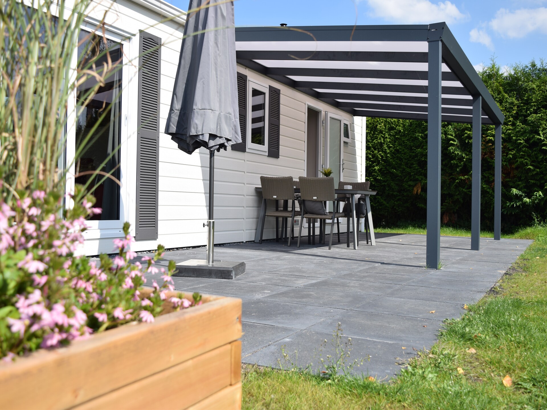 Knus vrijstaand chalet met tuin op Recreatiepark de Boshoek in Voorthuizen - foto 18