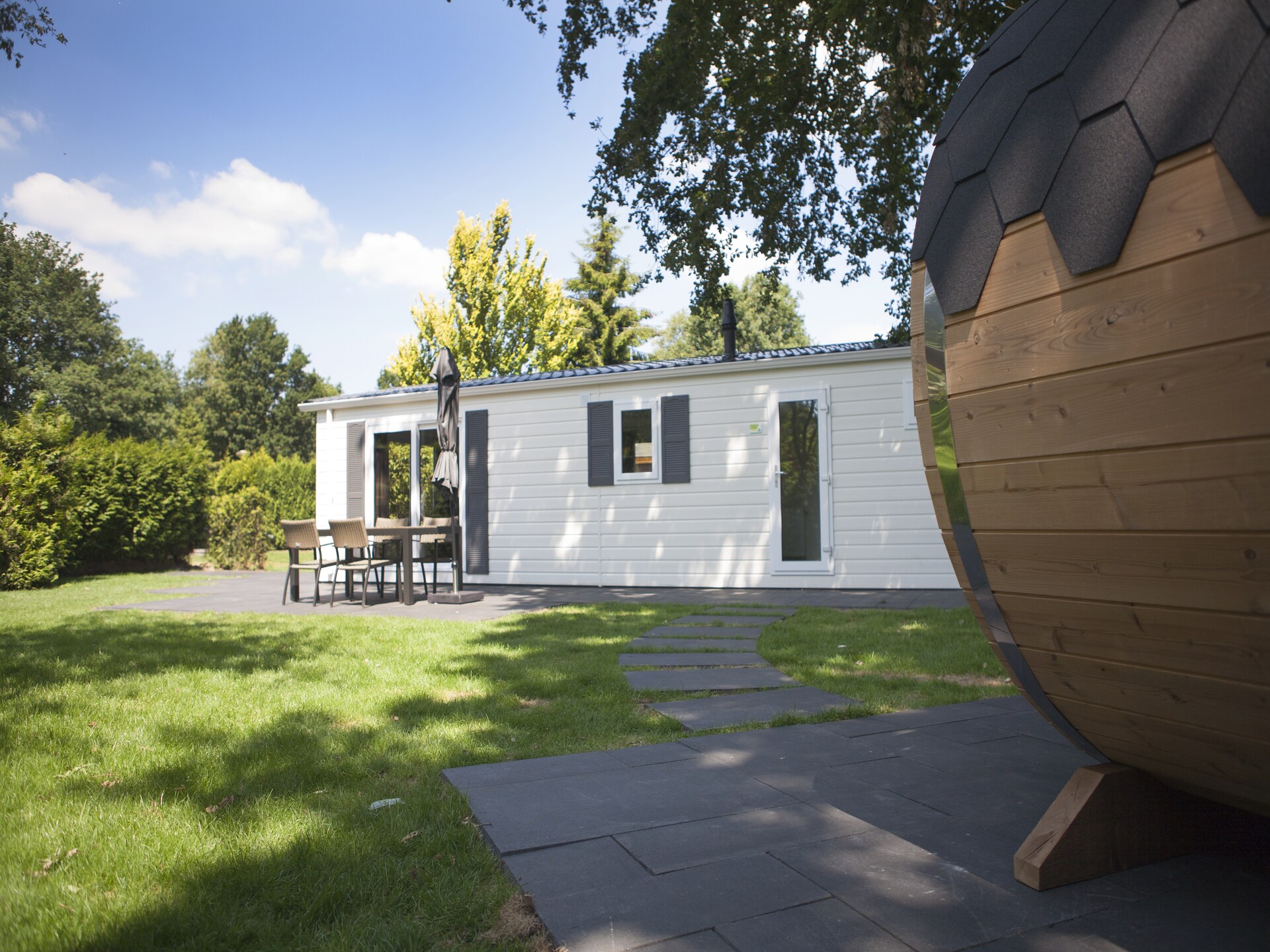 Modern chalet op Recreatiepark de Boshoek in Voorthuizen - foto 6
