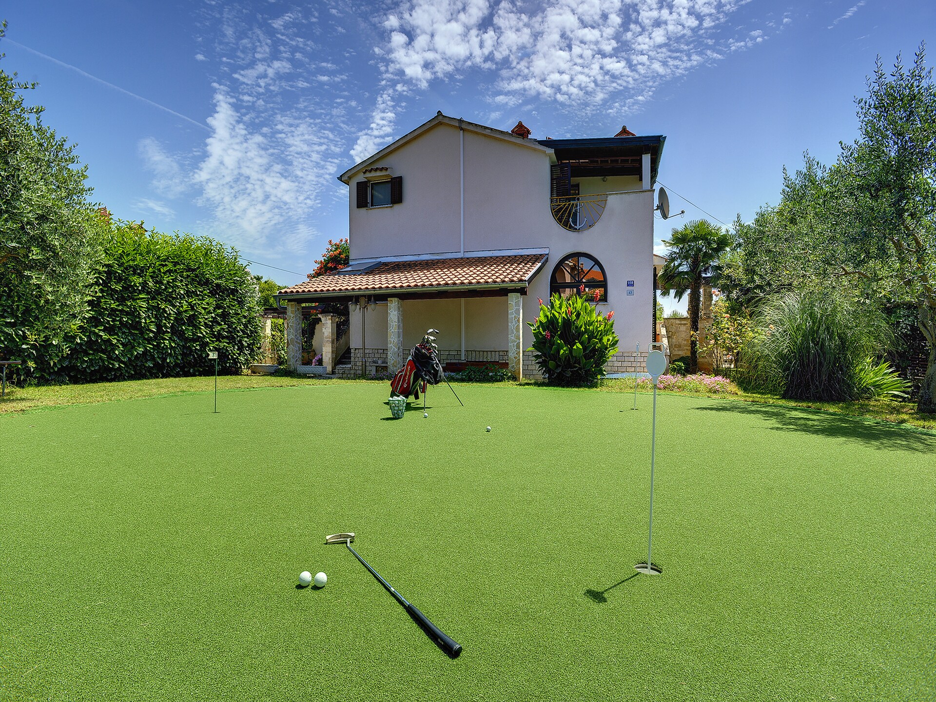 Villa Golf House: Vrijstaande villa met zwembad en golfnet in Ližnjan - foto 4