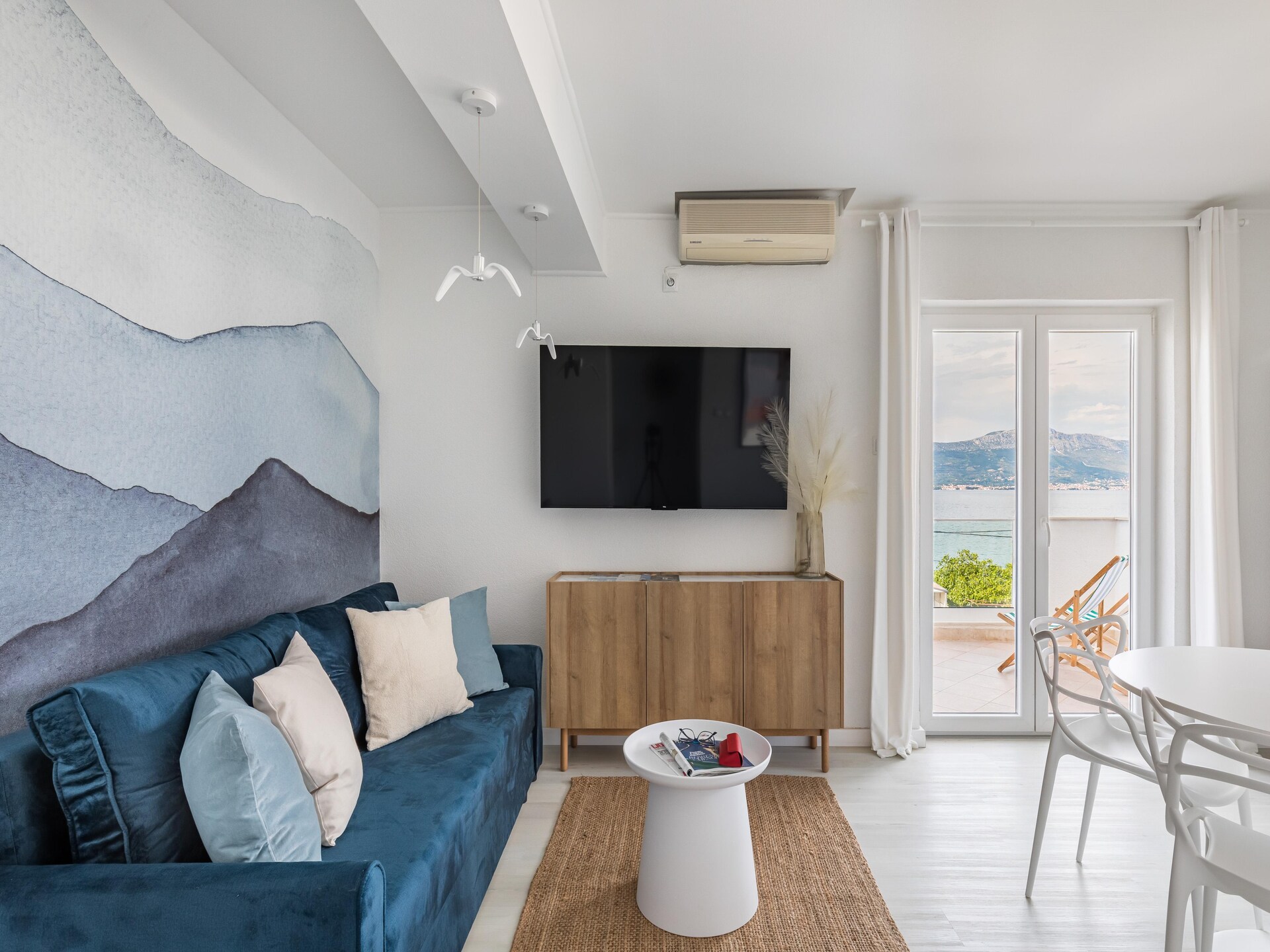 Knus appartement met zeezicht op 70m van strand in Slatine - foto 4