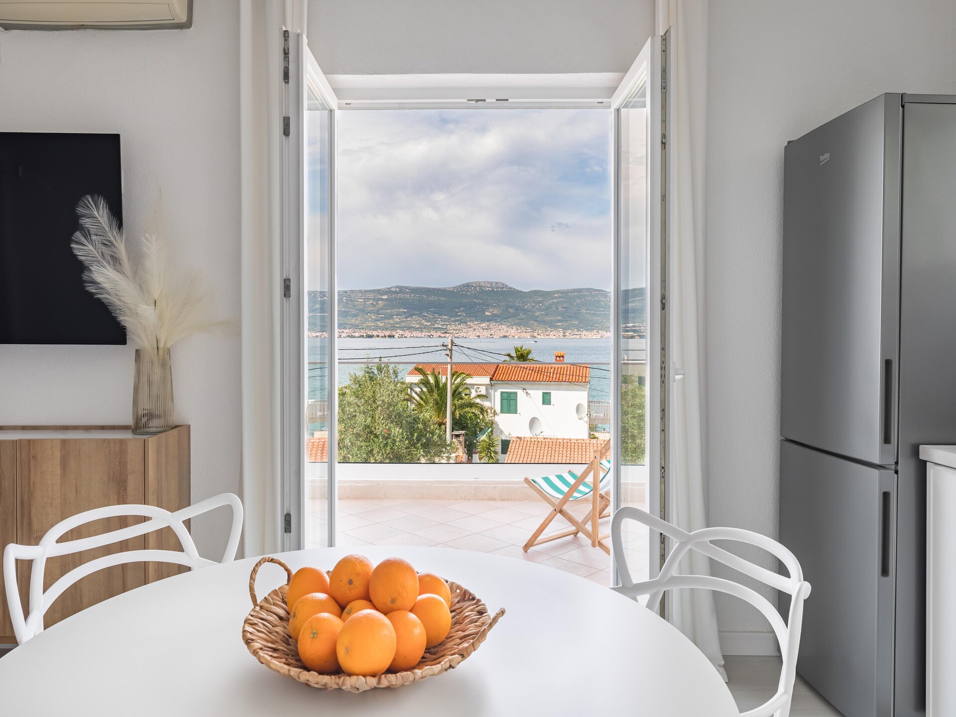 Knus appartement met zeezicht op 70m van strand in Slatine - foto 27