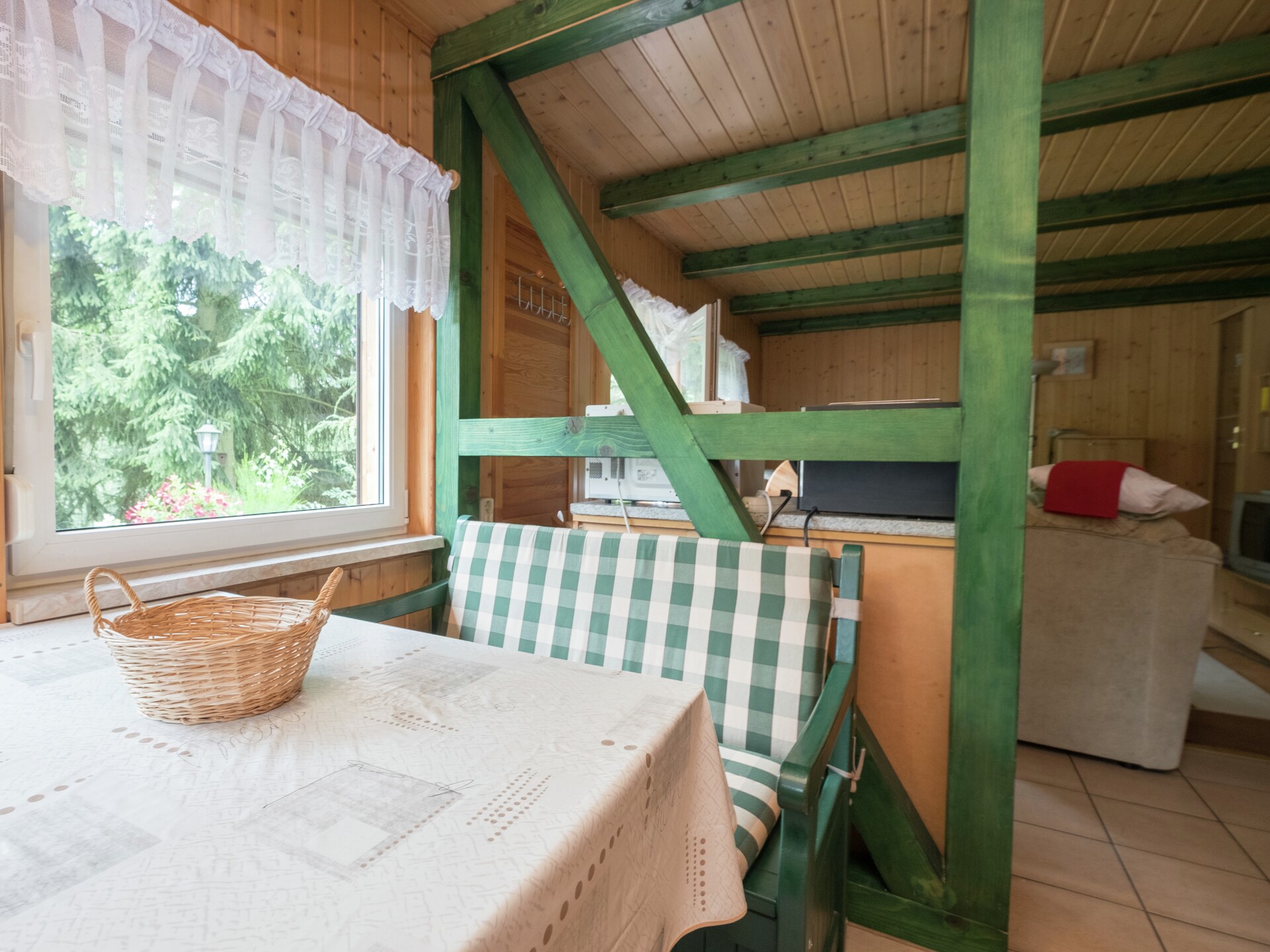 Vrijstaande bosbungalow voor 4 personen aan de golfbaan in Neustadt/Harz - foto 9