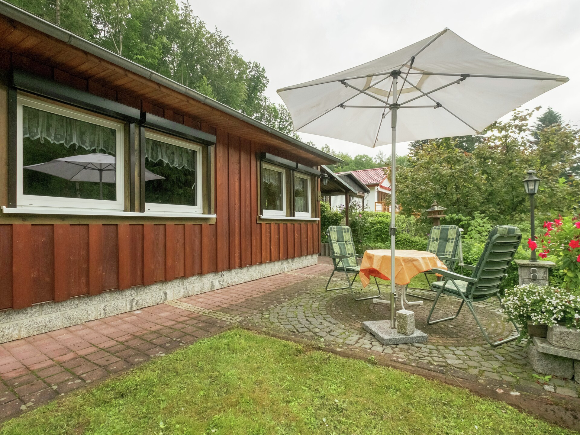Vrijstaande bosbungalow voor 4 personen aan de golfbaan in Neustadt/Harz - foto 6