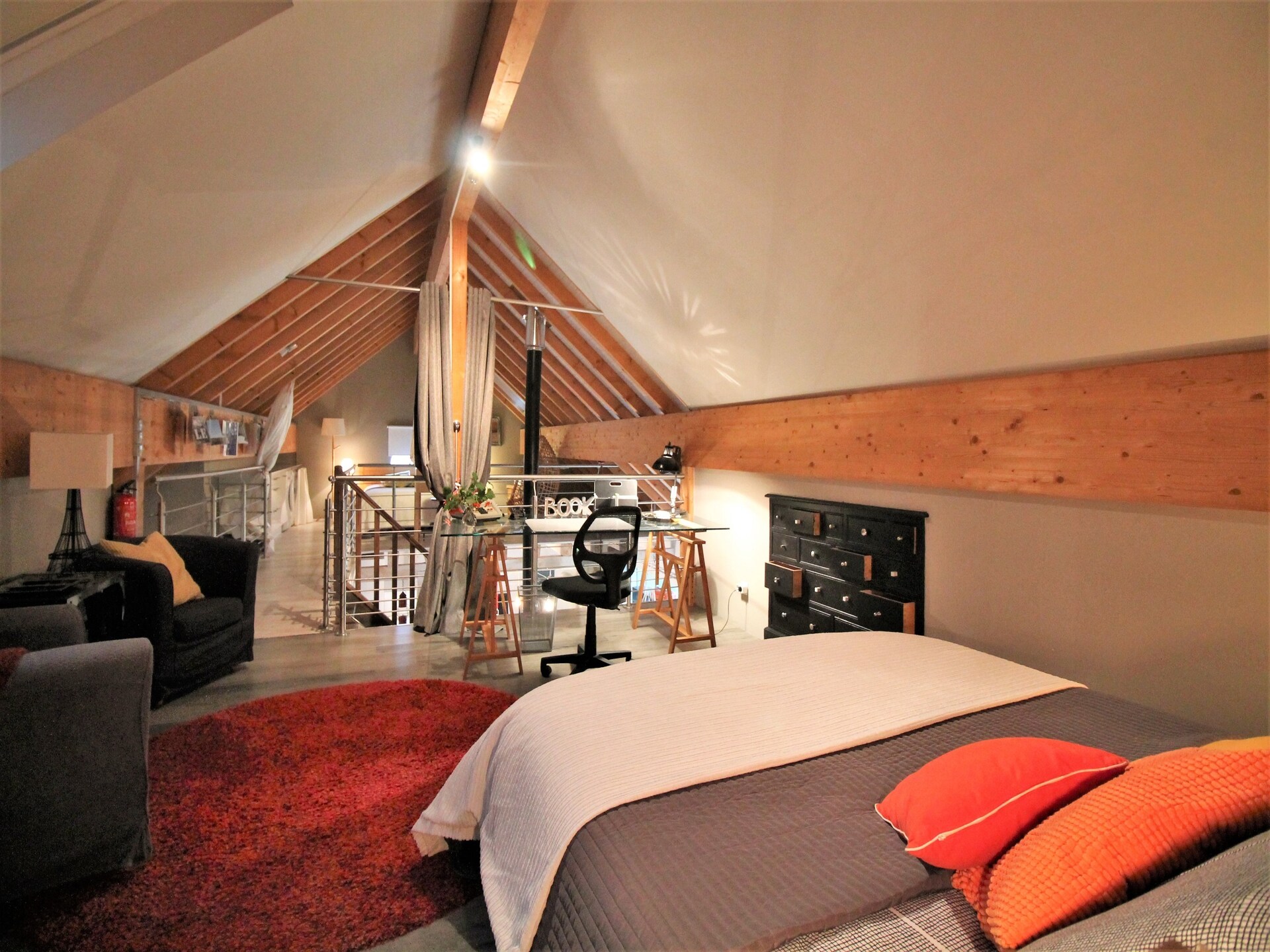Loftvakantiehuis met Nordic bad vlakbij recreatiemeer in Saint-Quirin - foto 24