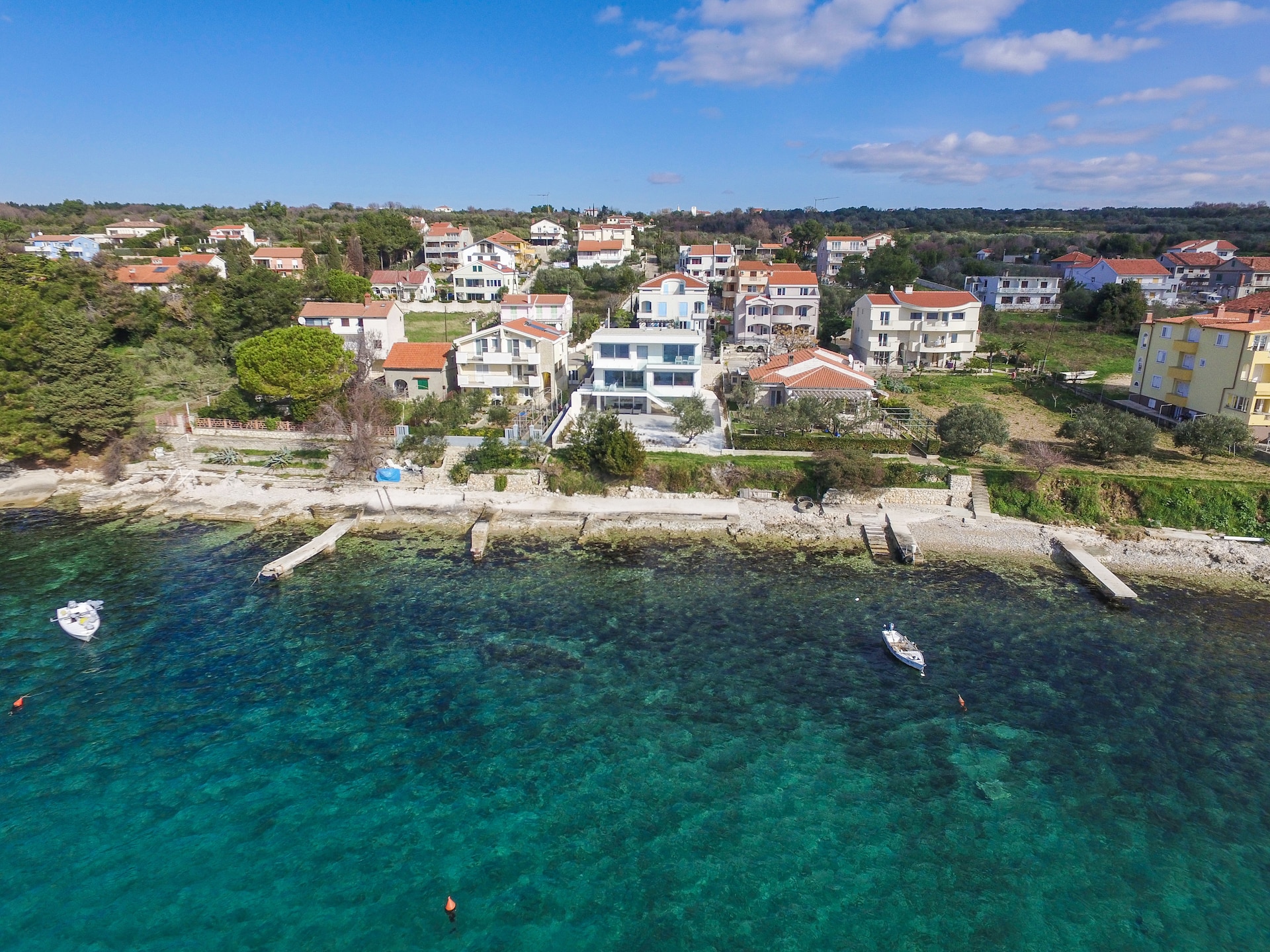 10-persoons villa aan zee in Kozino met panoramisch uitzicht - foto 38