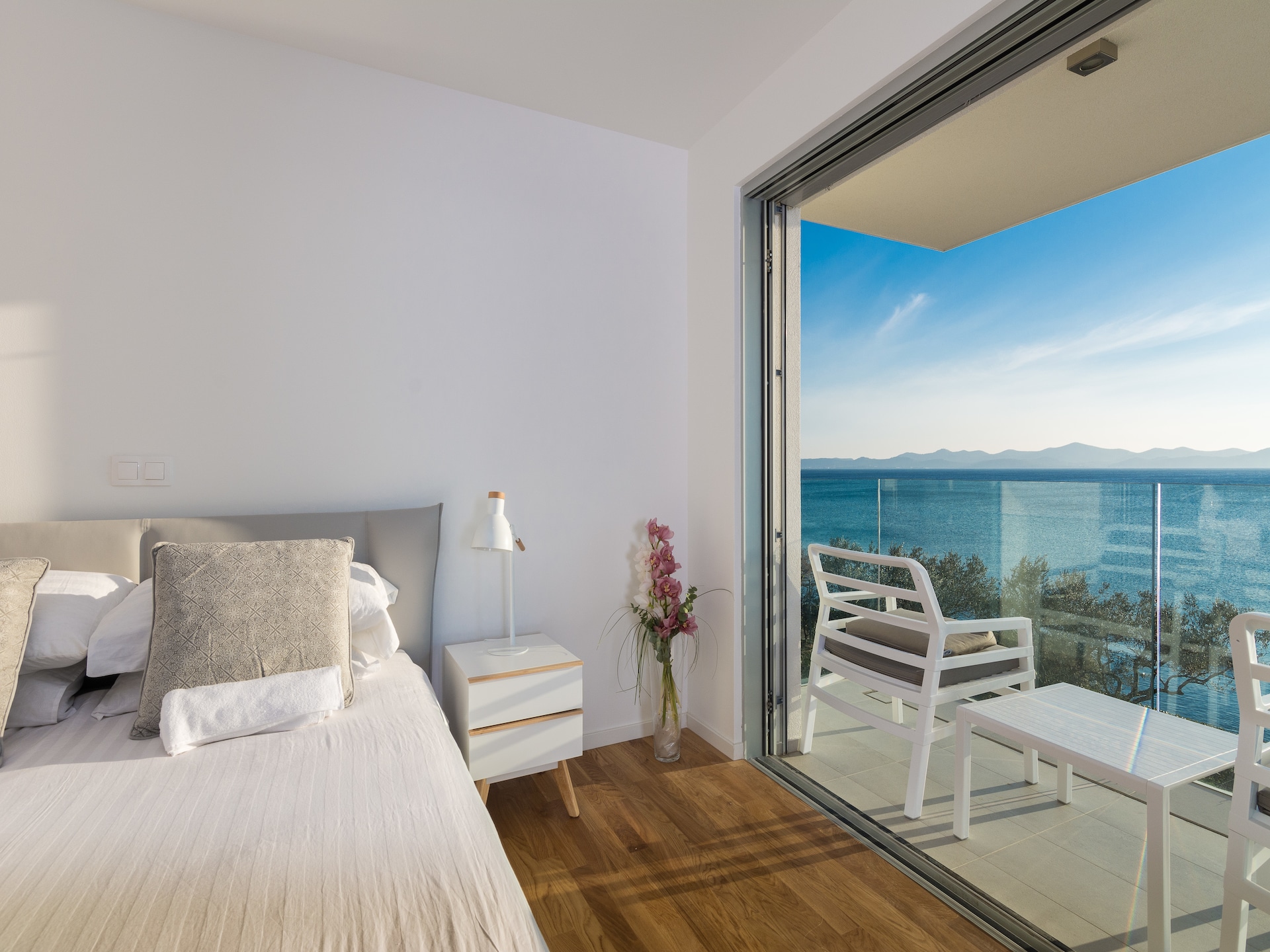 10-persoons villa aan zee in Kozino met panoramisch uitzicht - foto 27