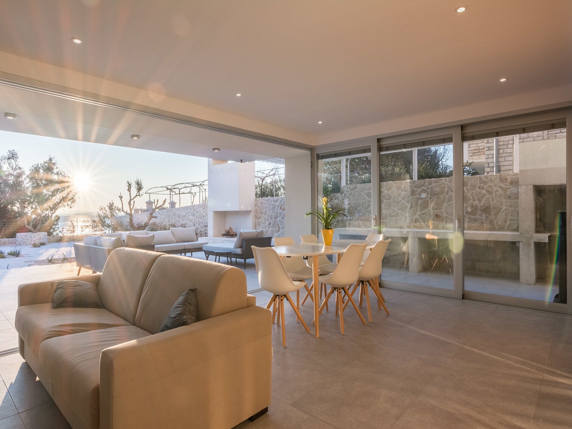 10-persoons villa aan zee in Kozino met panoramisch uitzicht - foto 21