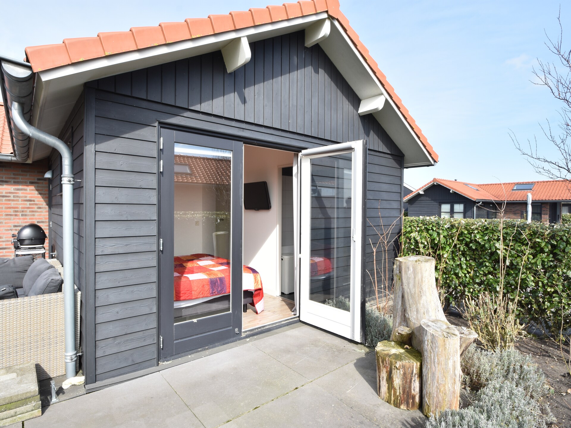 Weidse Blik: Vrijstaand chalet met tuin aan de Oosterschelde - foto 17