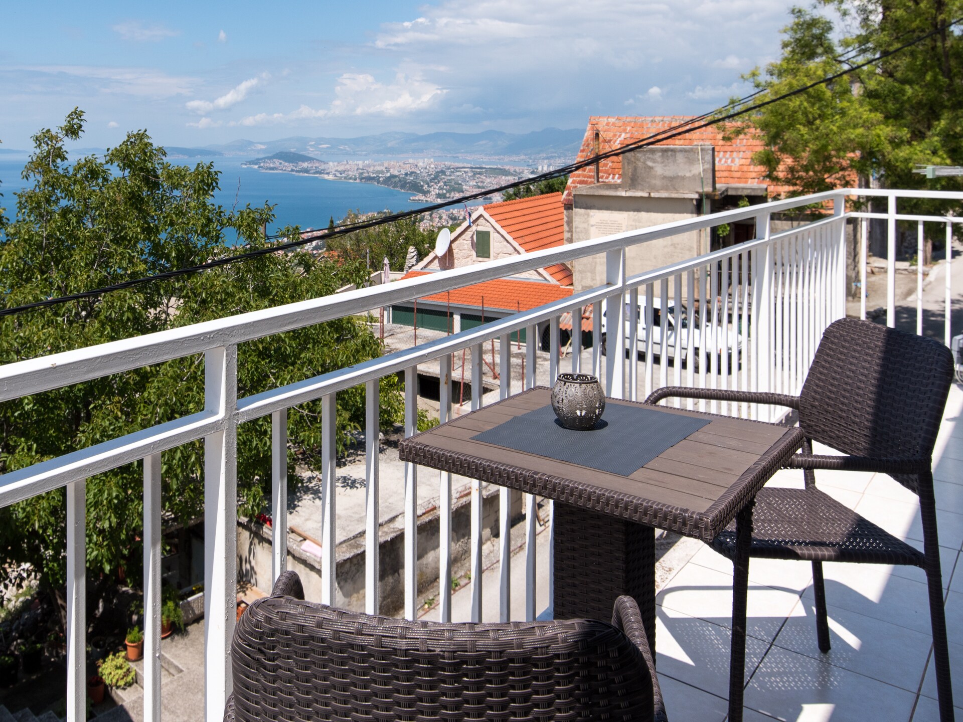 Villa Danica on the Hills: Uitzicht op Zee en Eilanden bij Podstrana - foto 6