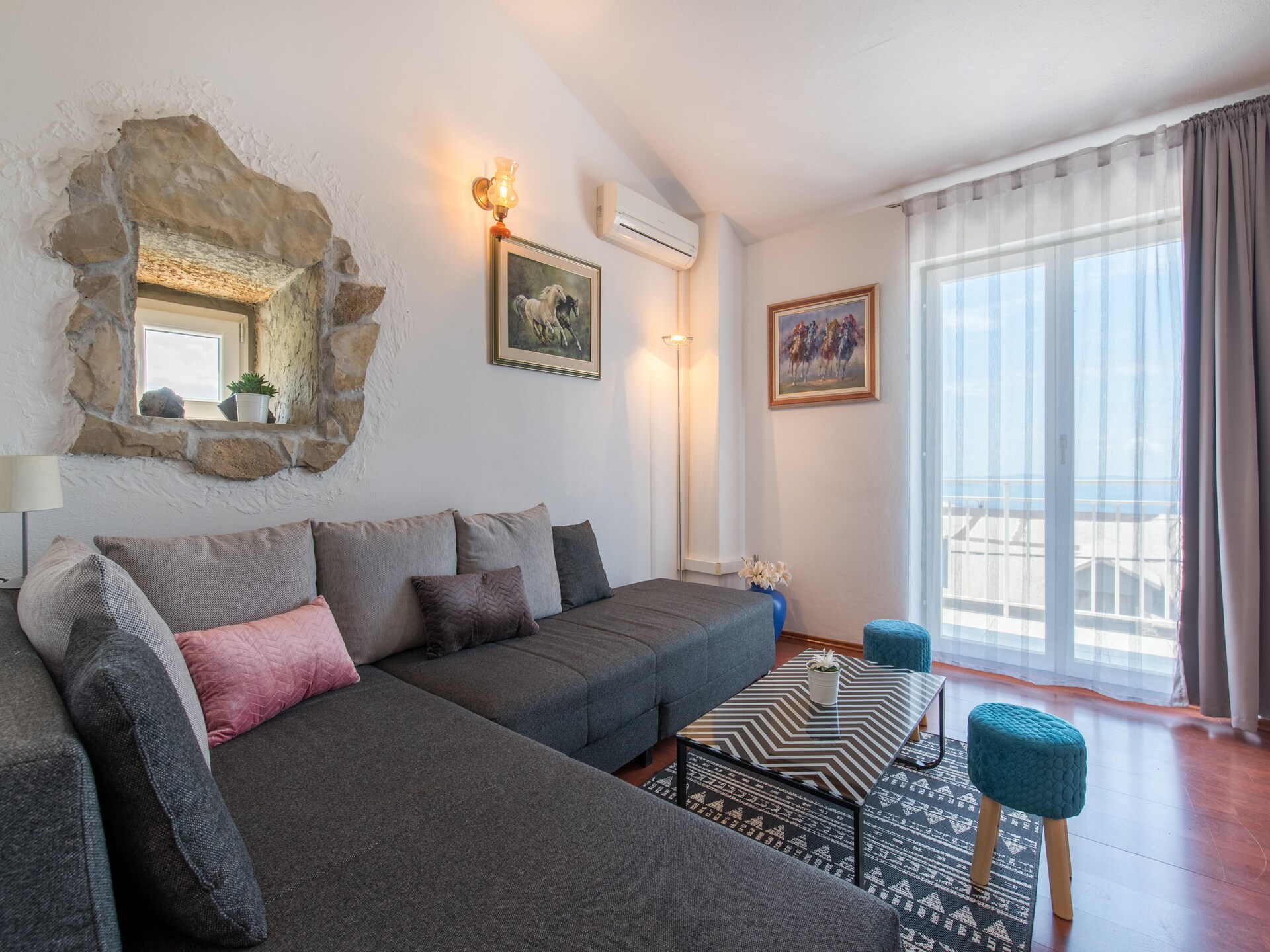 Villa Danica on the Hills: Uitzicht op Zee en Eilanden bij Podstrana - foto 17