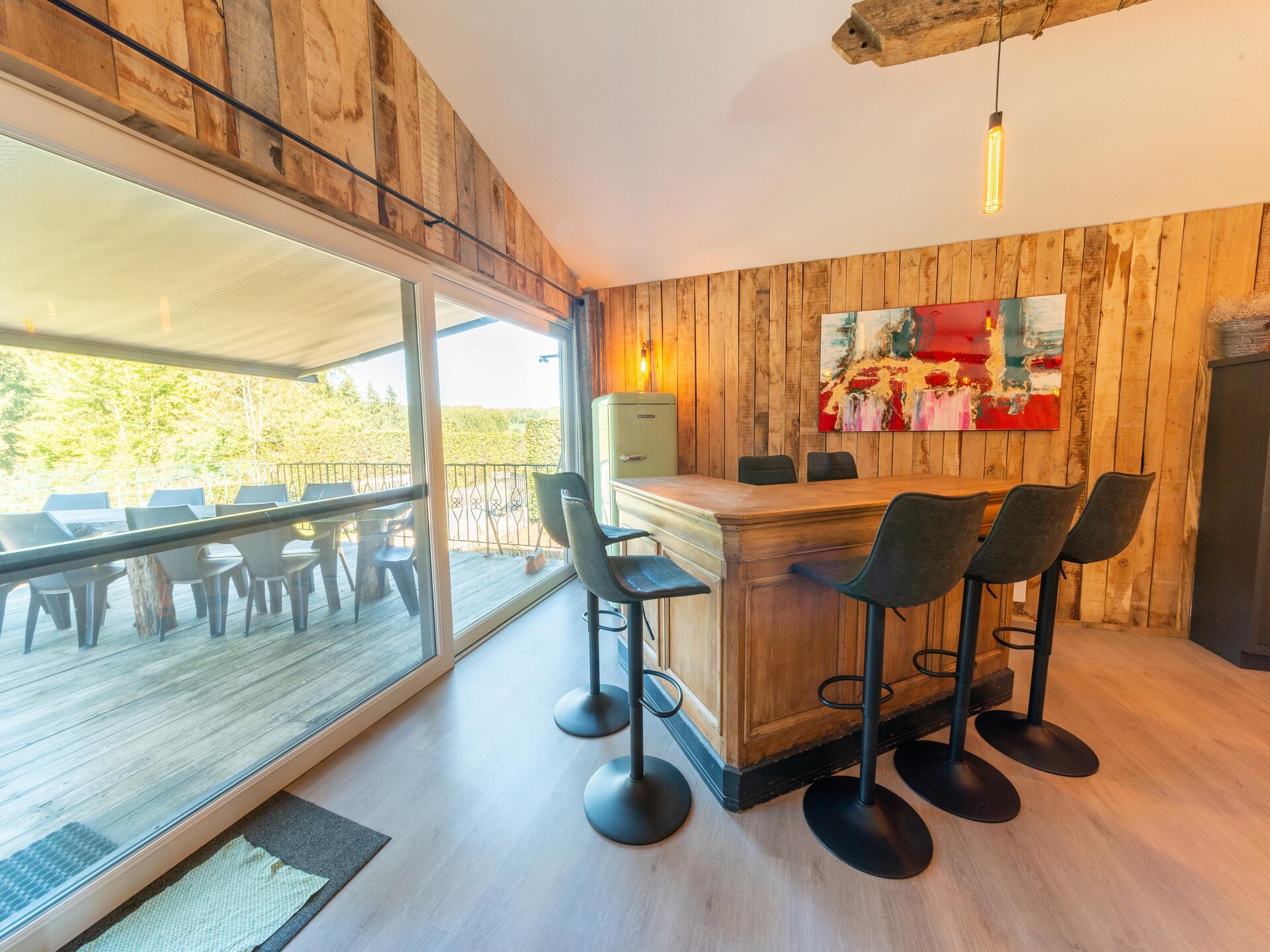 Chalet Bleu: Luxe 8-persoons chalet met privésauna aan het meer in de Ardennen - foto 6