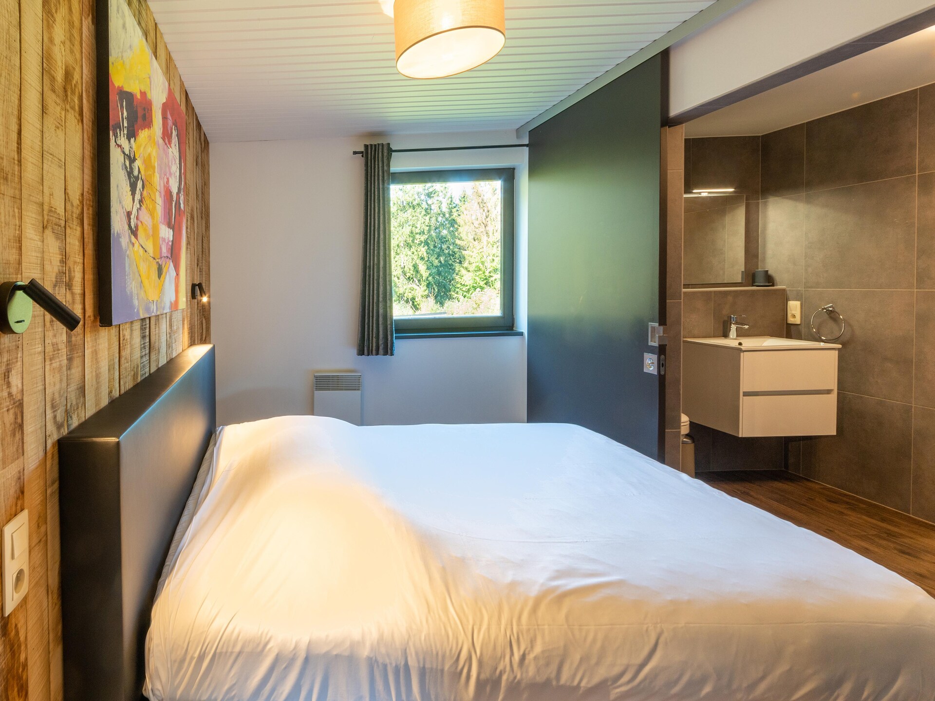 Chalet Bleu: Luxe 8-persoons chalet met privésauna aan het meer in de Ardennen - foto 22