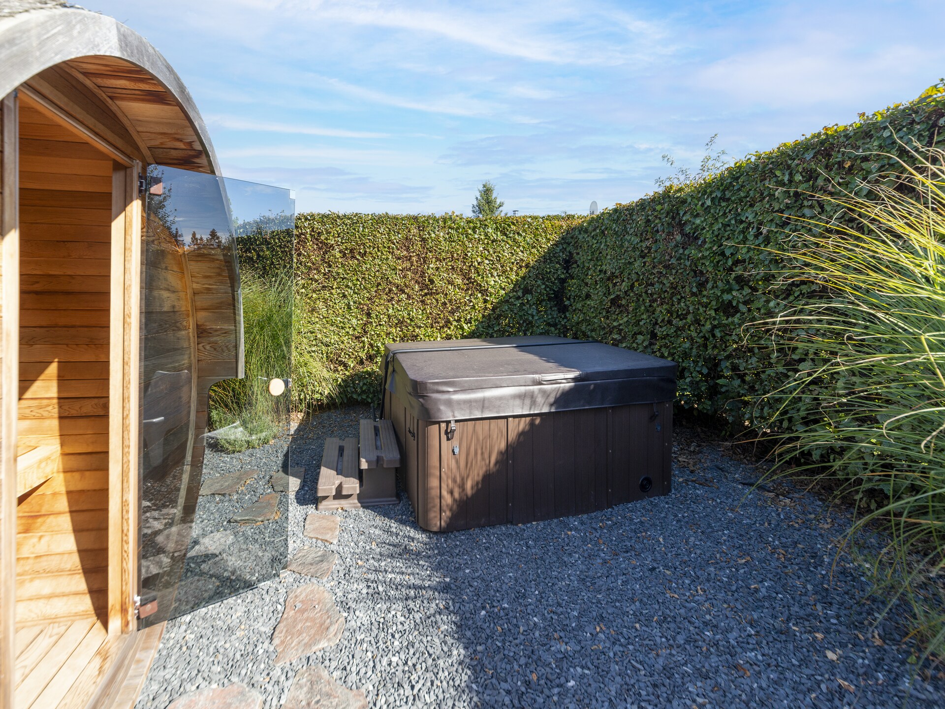 Chalet Bleu: Luxe 8-persoons chalet met privésauna aan het meer in de Ardennen - foto 40