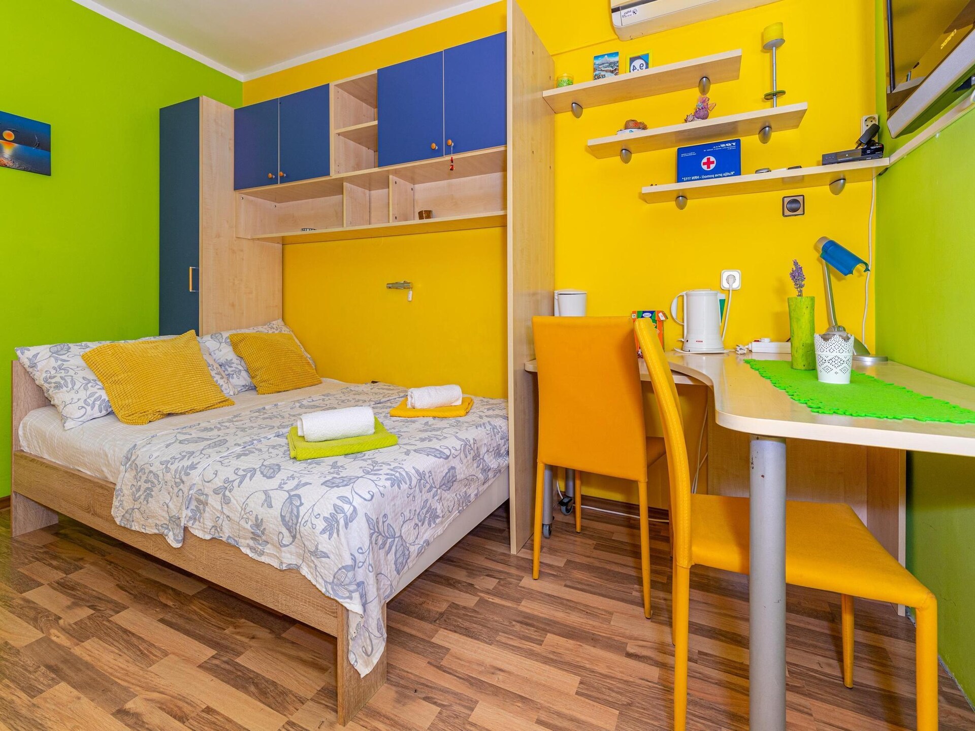Knusse studio in Dramalj met zeezicht, tuin en nabij strand - foto 4