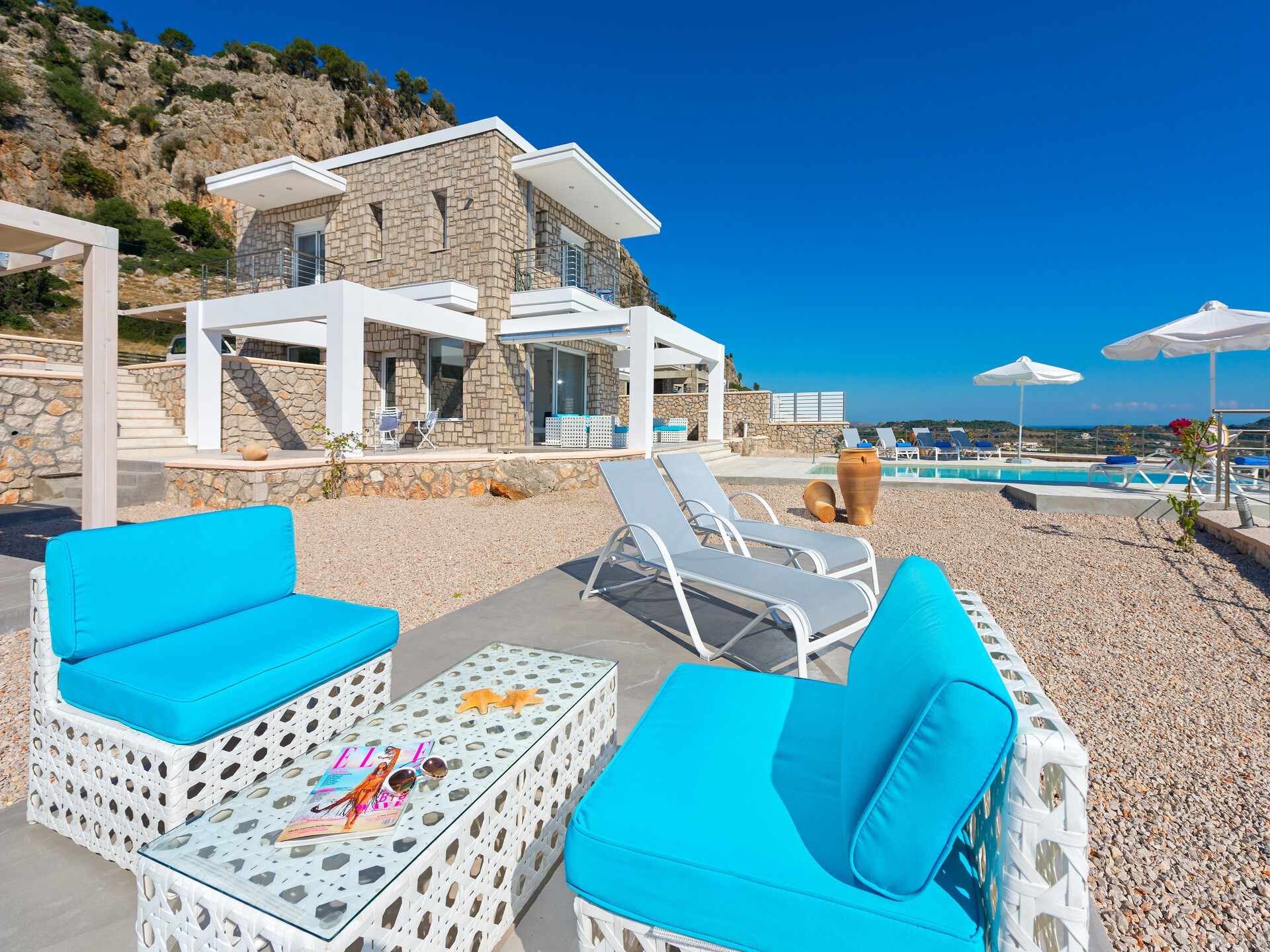 Villa Horizontes: Luxe villa met privézwembad & golfterrein op Rhodos - foto 47