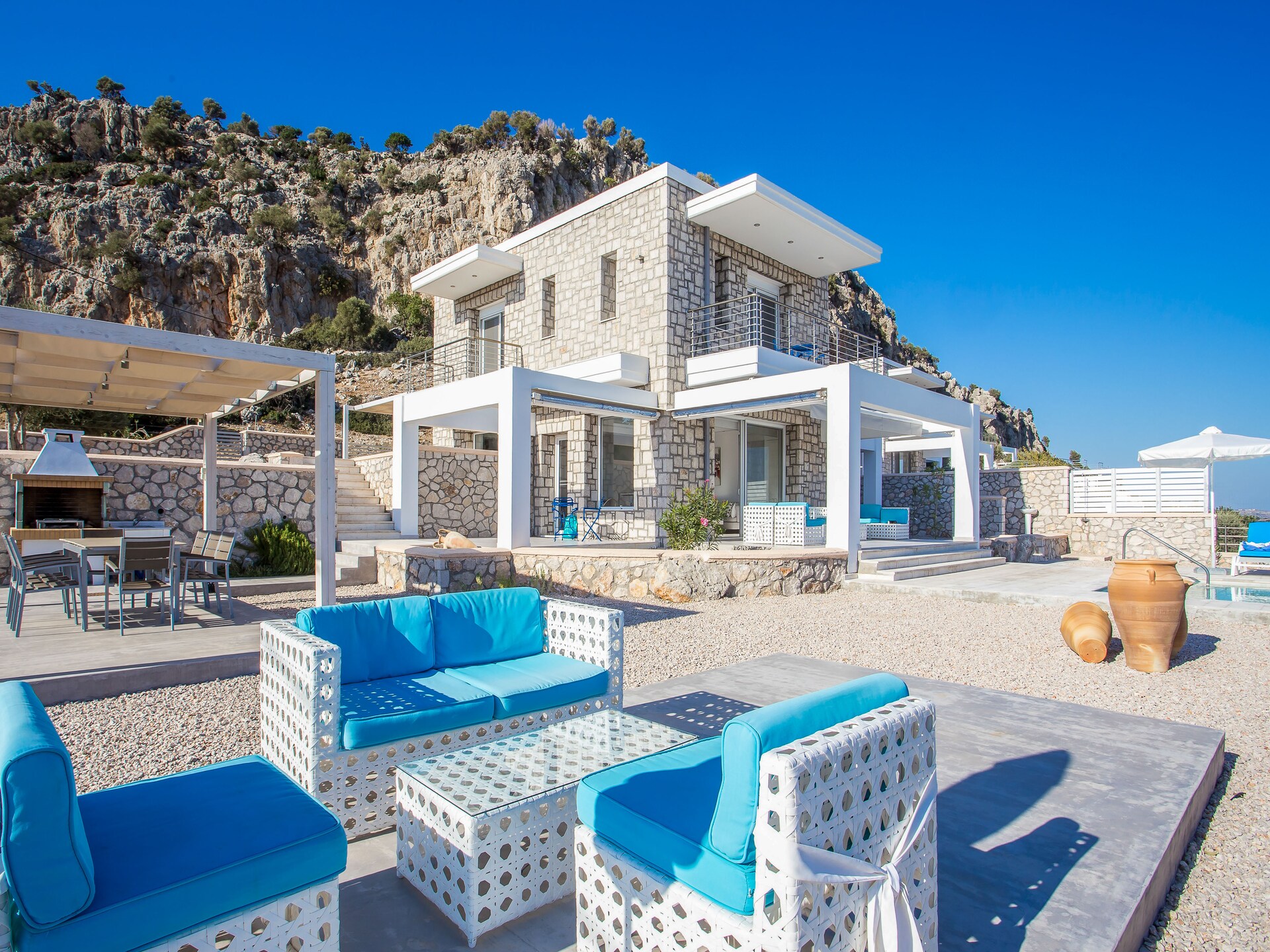 Villa Horizontes: Luxe villa met privézwembad & golfterrein op Rhodos - foto 57