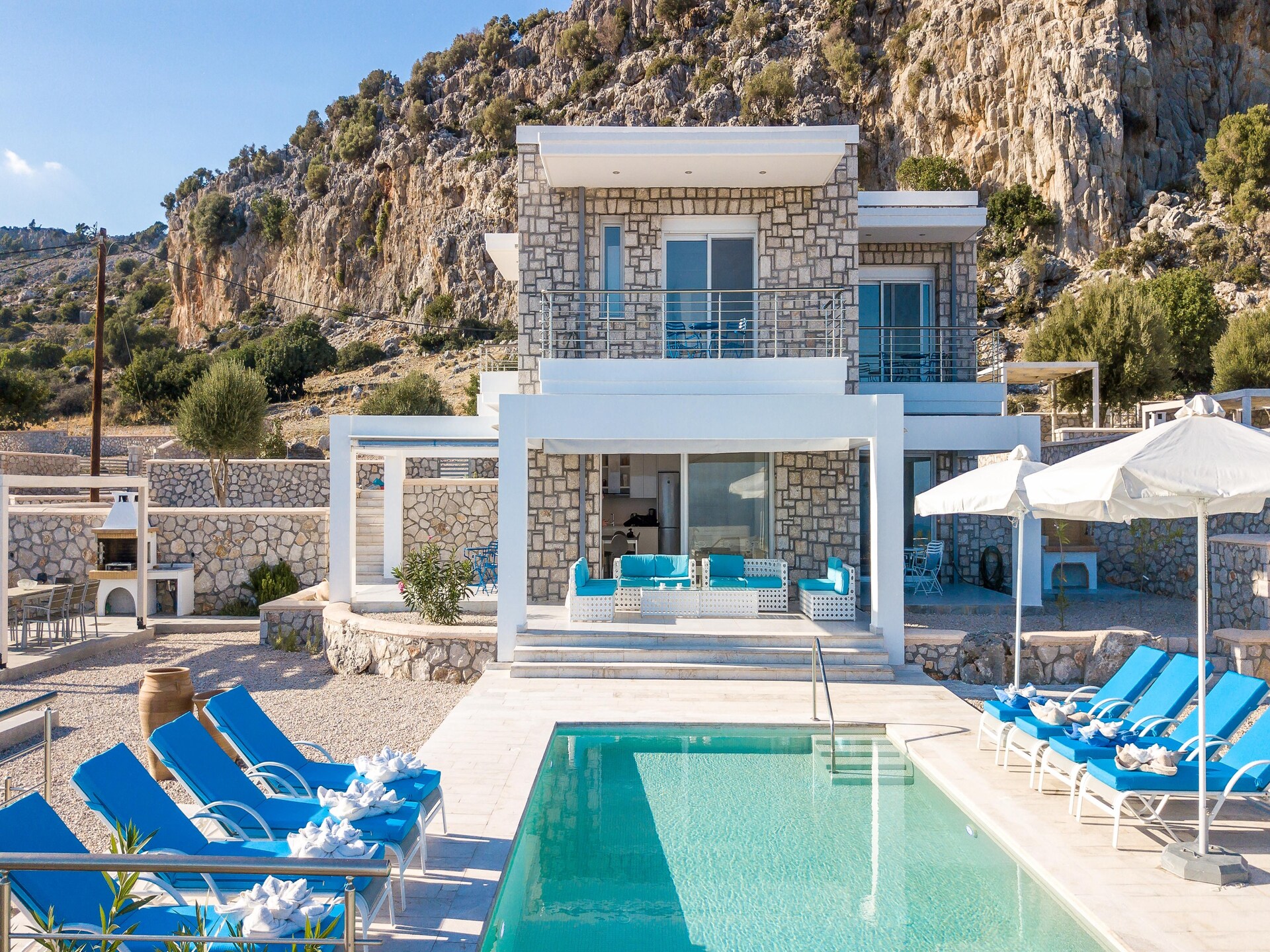 Villa Horizontes: Luxe villa met privézwembad & golfterrein op Rhodos - foto 9