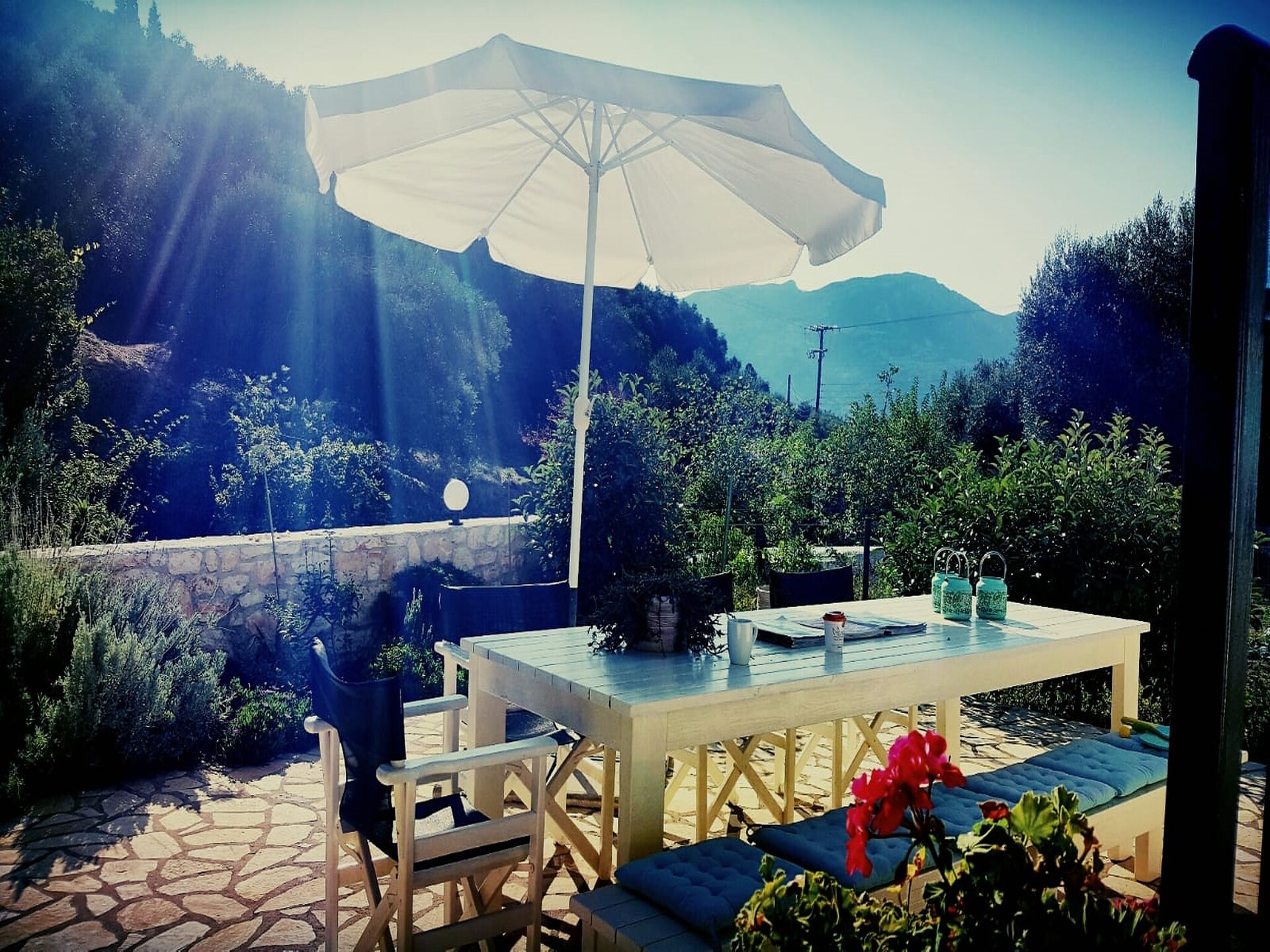 Villa Spirena: Vrijstaande villa met uitzicht op zee bij Afionas, Corfu - foto 14