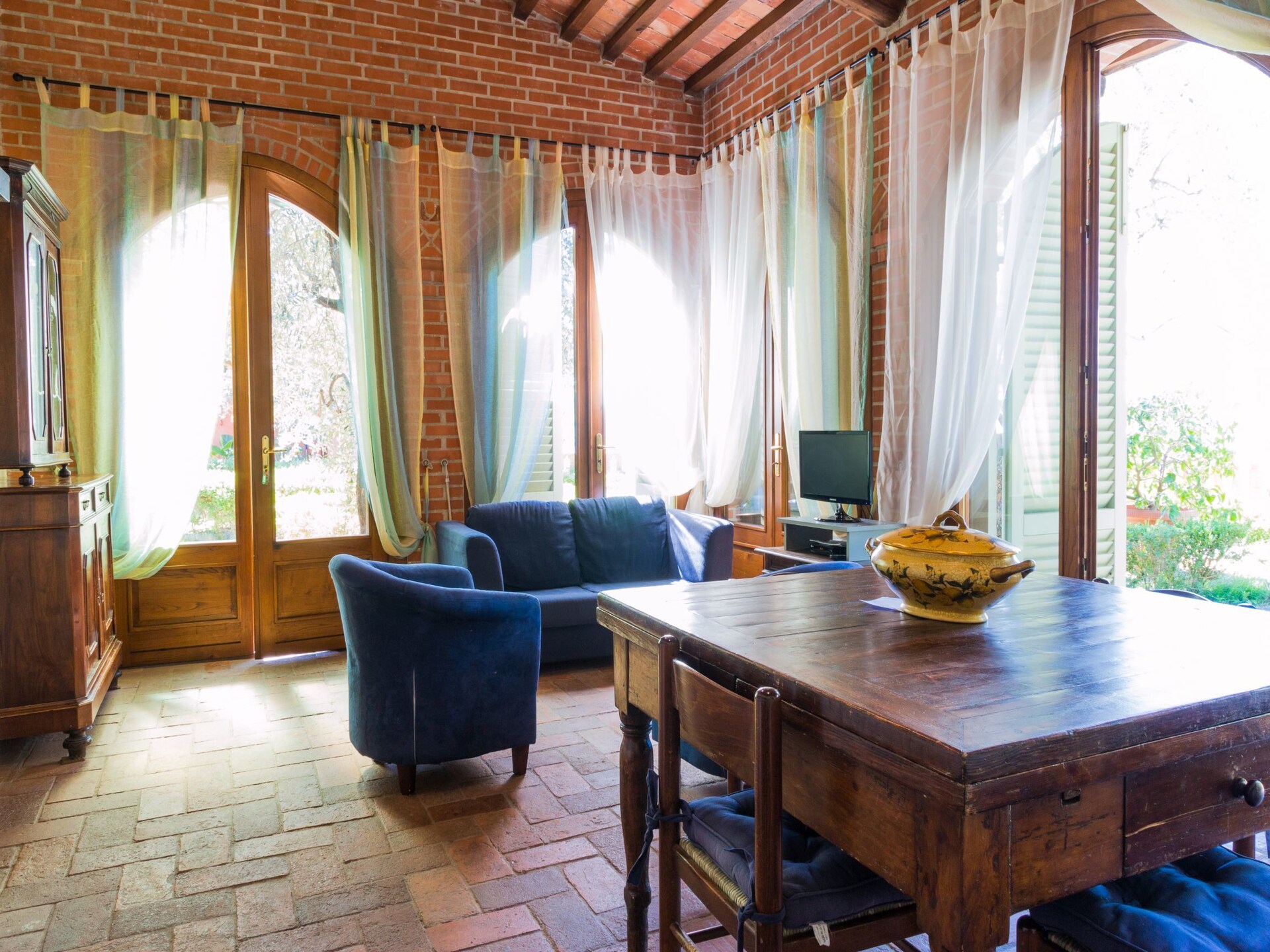 Rustiek appartement Papavero met gedeeld zwembad en wellness in het Toscaanse bos - foto 15