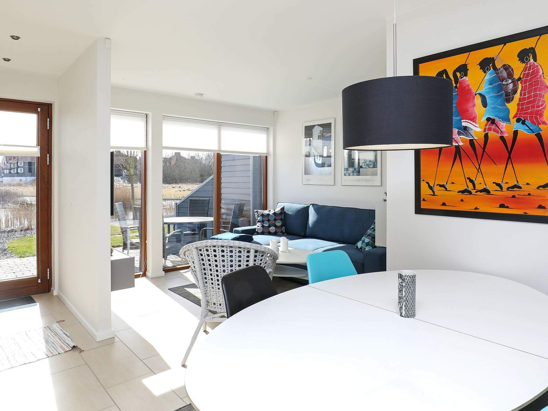 Licht appartement met terras en uitzicht op het meer, 300m van strand - foto 28