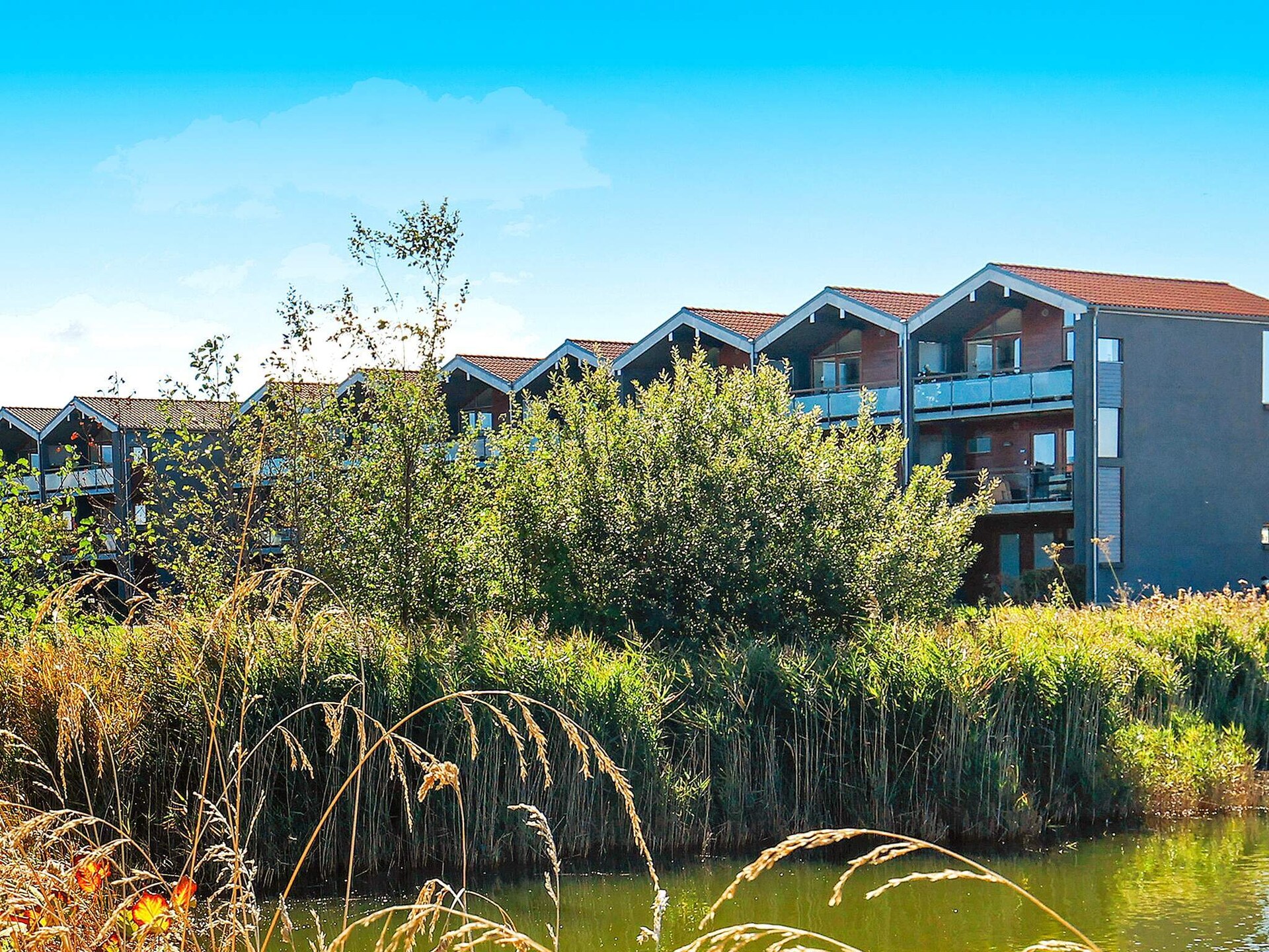Licht appartement met terras en uitzicht op het meer, 300m van strand - foto 4