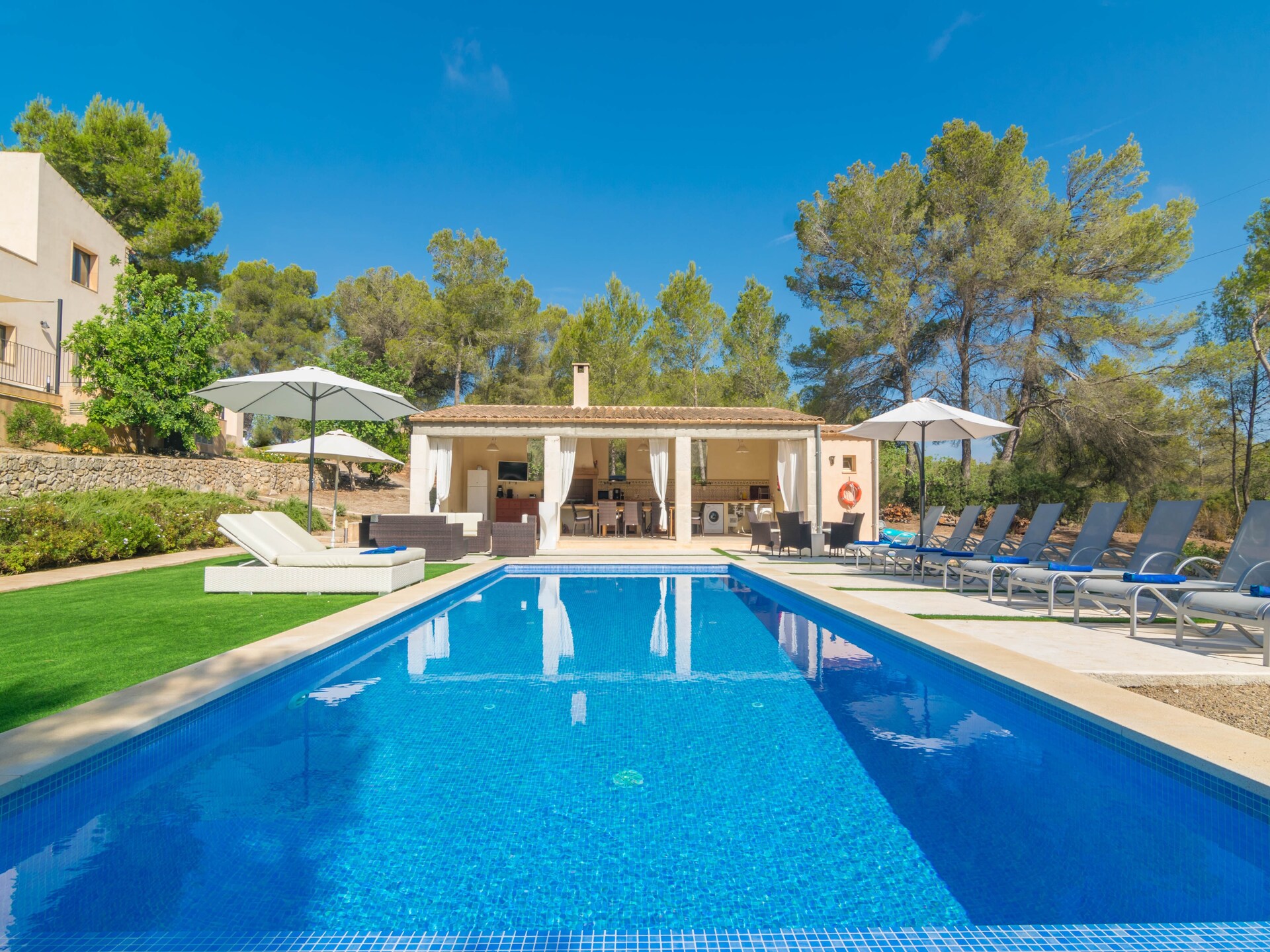 Droomvilla aan de golfbaan bij Portocolom met privézwembad voor 10 personen - foto 1
